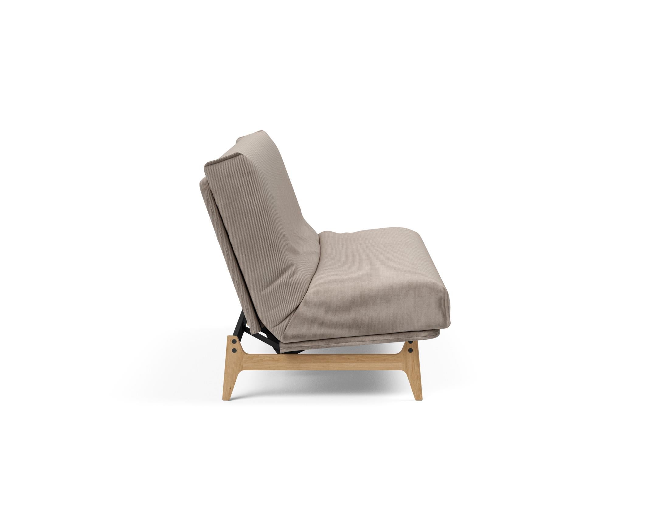 Entdecken Sie das Aslak 140 Bettsofa mit Nordic Cover und Soft Spring Bezug – die perfekte Kombination aus modernem Stil und optimalem Schlafkomfort.