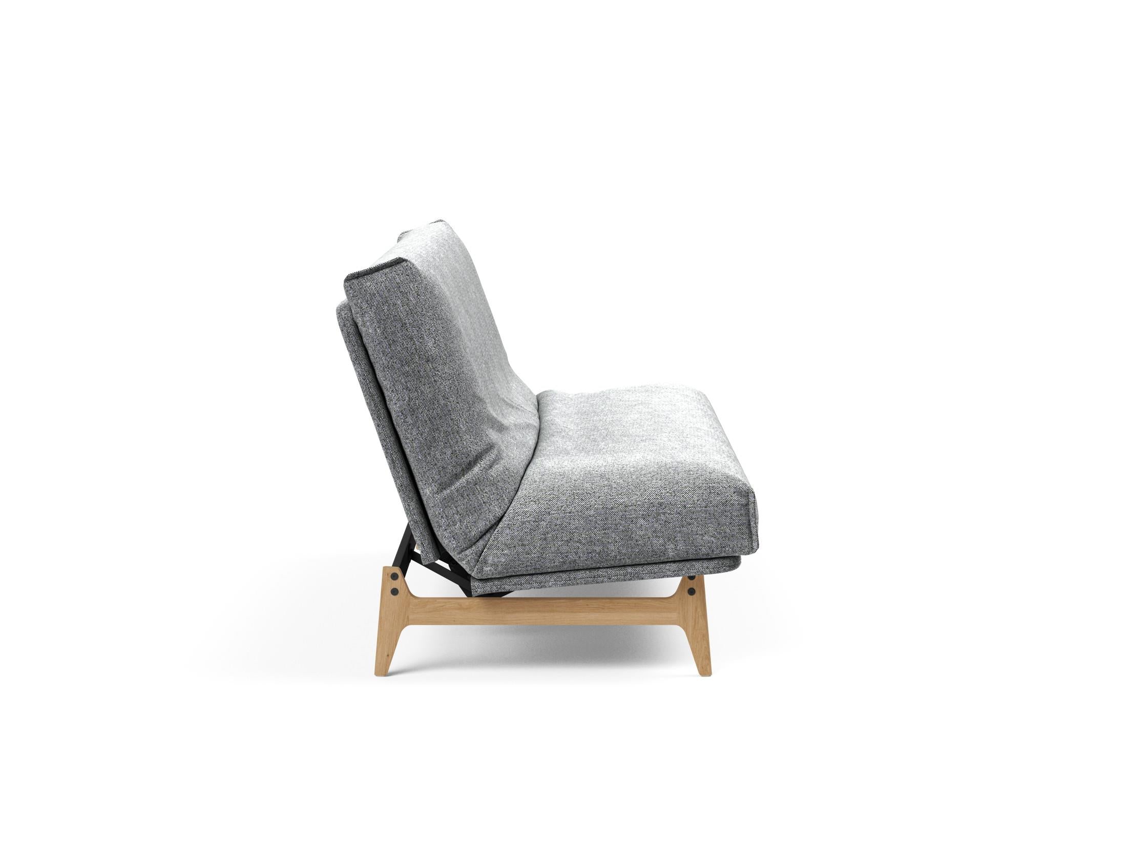 Entdecken Sie das Aslak 140 Bettsofa mit Nordic Cover und Soft Spring Bezug – die perfekte Kombination aus modernem Stil und optimalem Schlafkomfort.