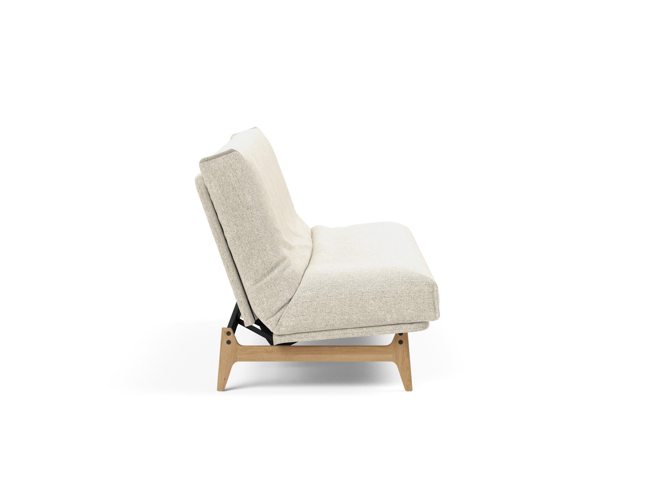 Entdecken Sie das Aslak 140 Bettsofa mit Nordic Cover und Soft Spring Bezug – die perfekte Kombination aus modernem Stil und optimalem Schlafkomfort.