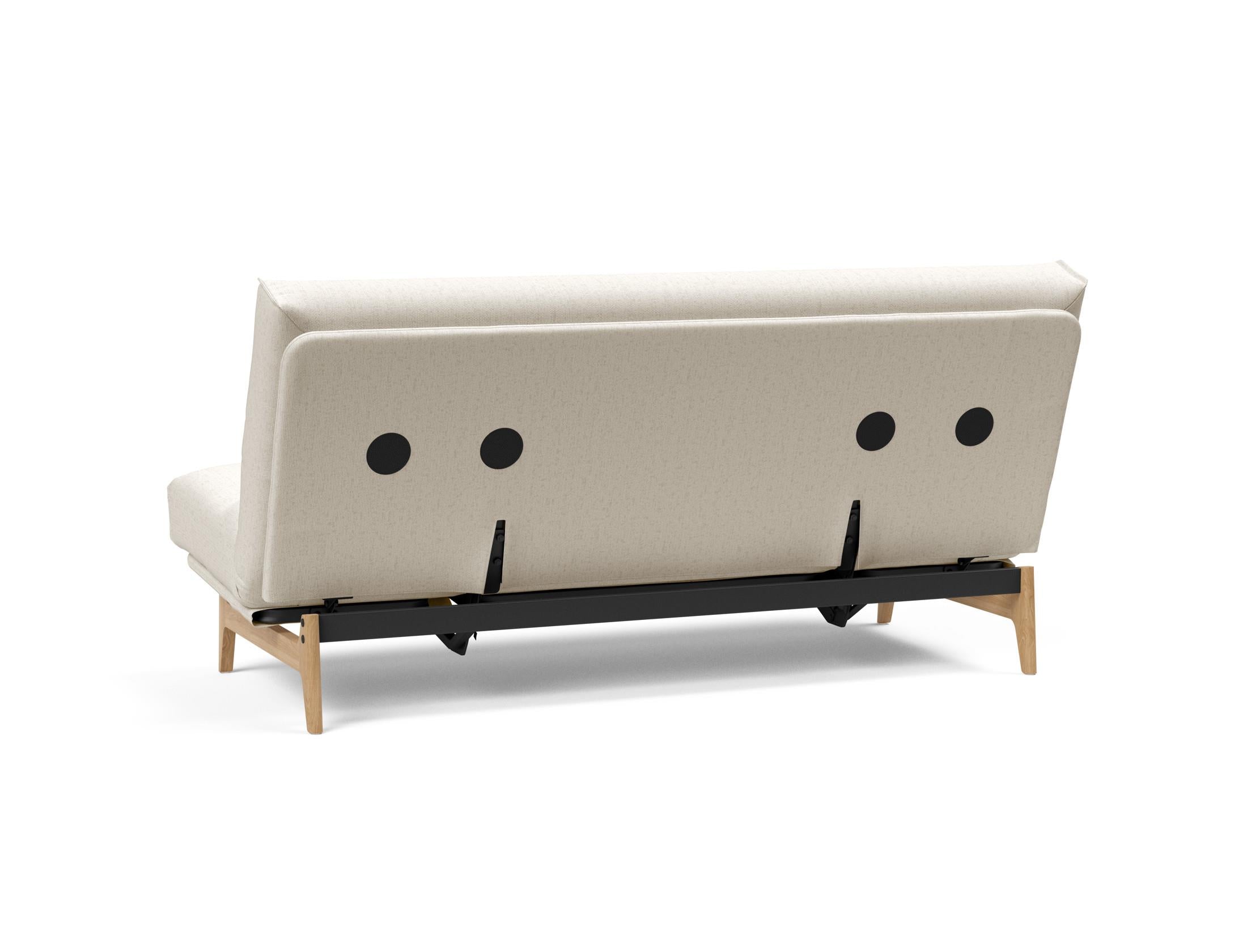 Aslak 140 Bettsofa Nordic Cover: Stilvolles Möbelstück für jeden Raum. Vielseitig einsetzbar als Sofa oder bequemes Gästebett mit hochwertigem Soft Spring Bezug.