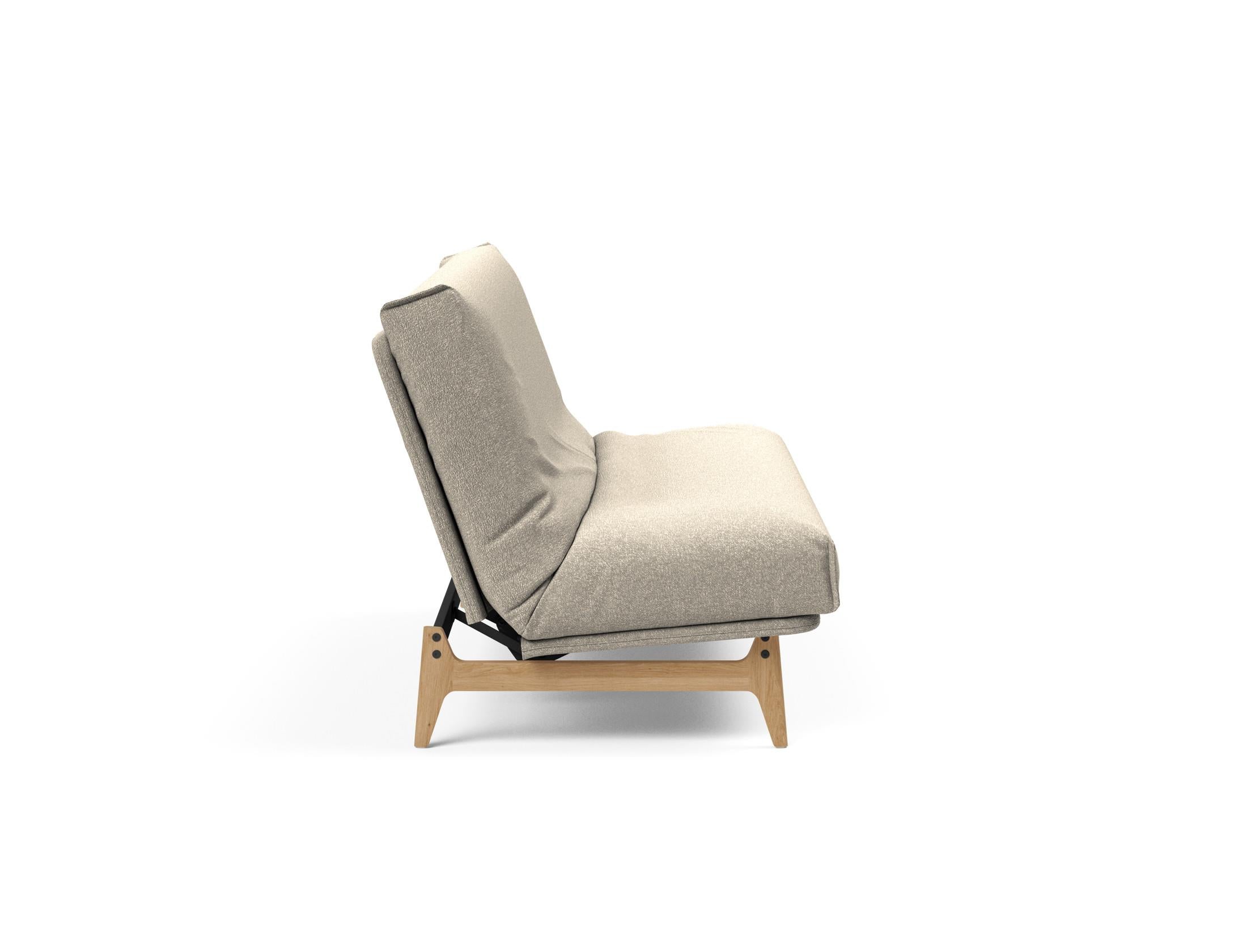 Entdecken Sie das Aslak 140 Bettsofa mit Nordic Cover und Soft Spring Bezug – die perfekte Kombination aus modernem Stil und optimalem Schlafkomfort.