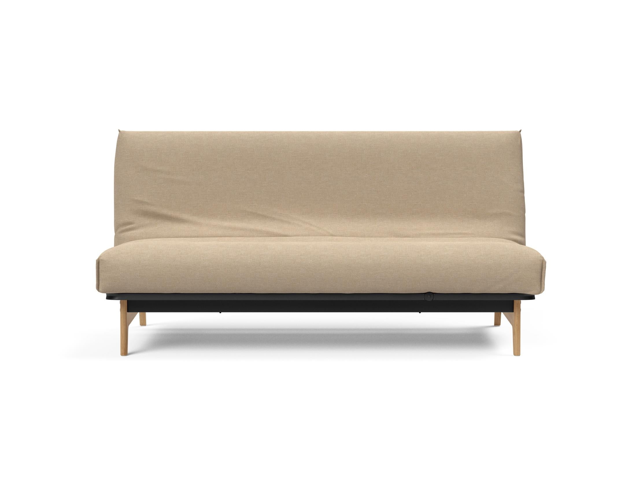 Erleben Sie das Aslak 140 Bettsofa mit Nordic Cover und Soft Spring Bezug – stilvolles Design trifft auf höchsten Schlafkomfort für Ihr Zuhause.