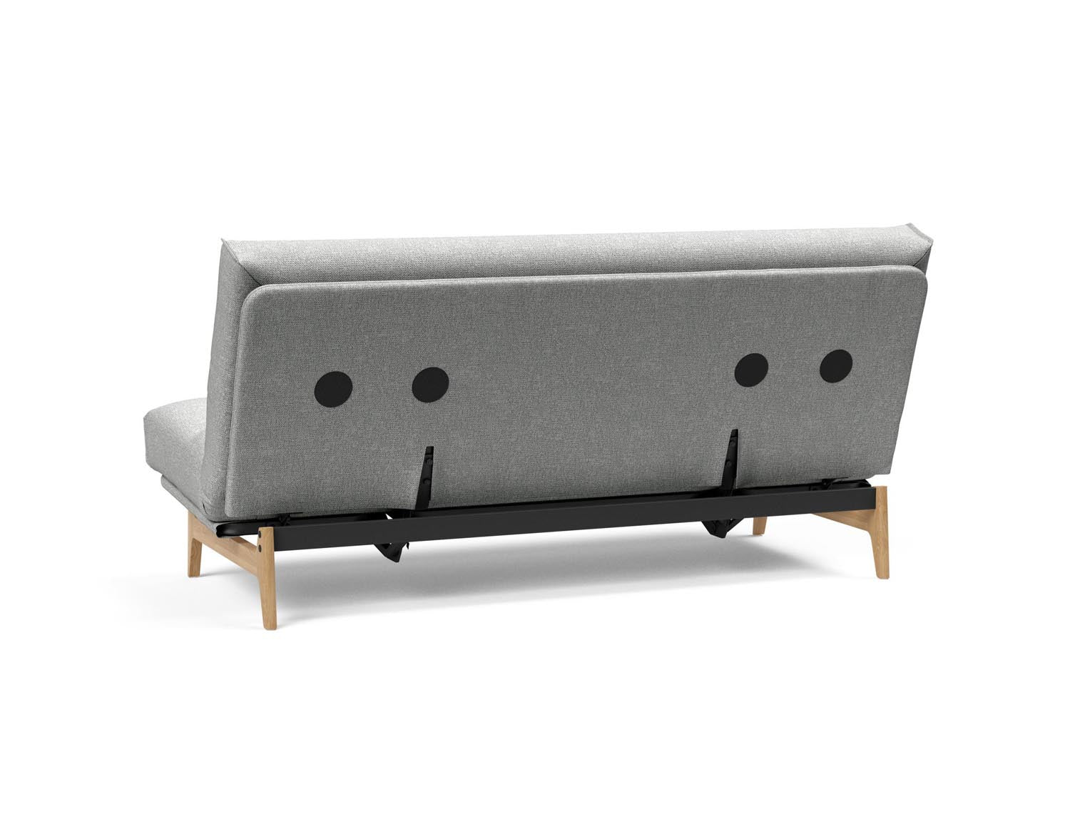 Erleben Sie das Aslak 140 Bettsofa von Innovation Living – modernes skandinavisches Design vereint mit optimalem Schlafkomfort und flexibler Nutzung.