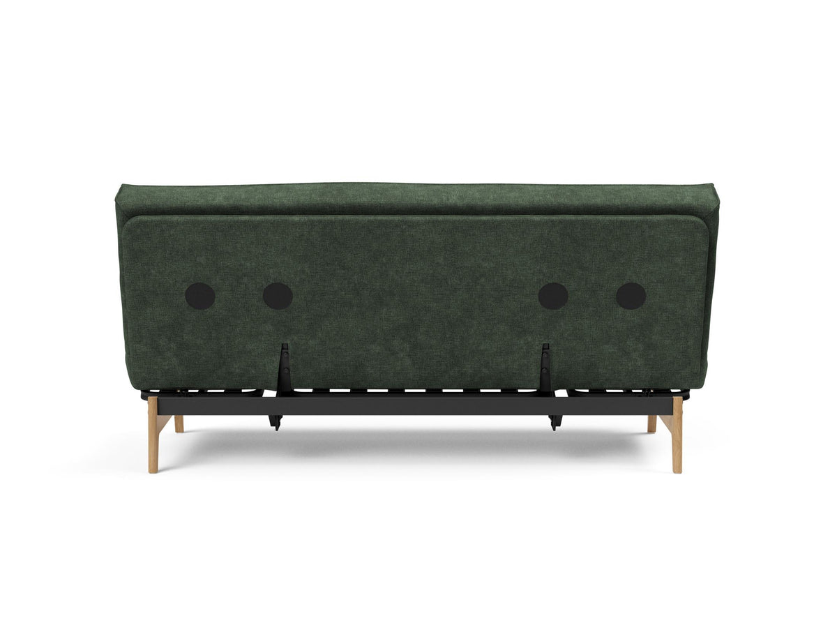 Aslak 140 Bettsofa Sharp Plus Cover Soft Spring in 281 Avella Pine Green präsentiert im Onlineshop von KAQTU Design AG. Bettsofa ist von Innovation Living