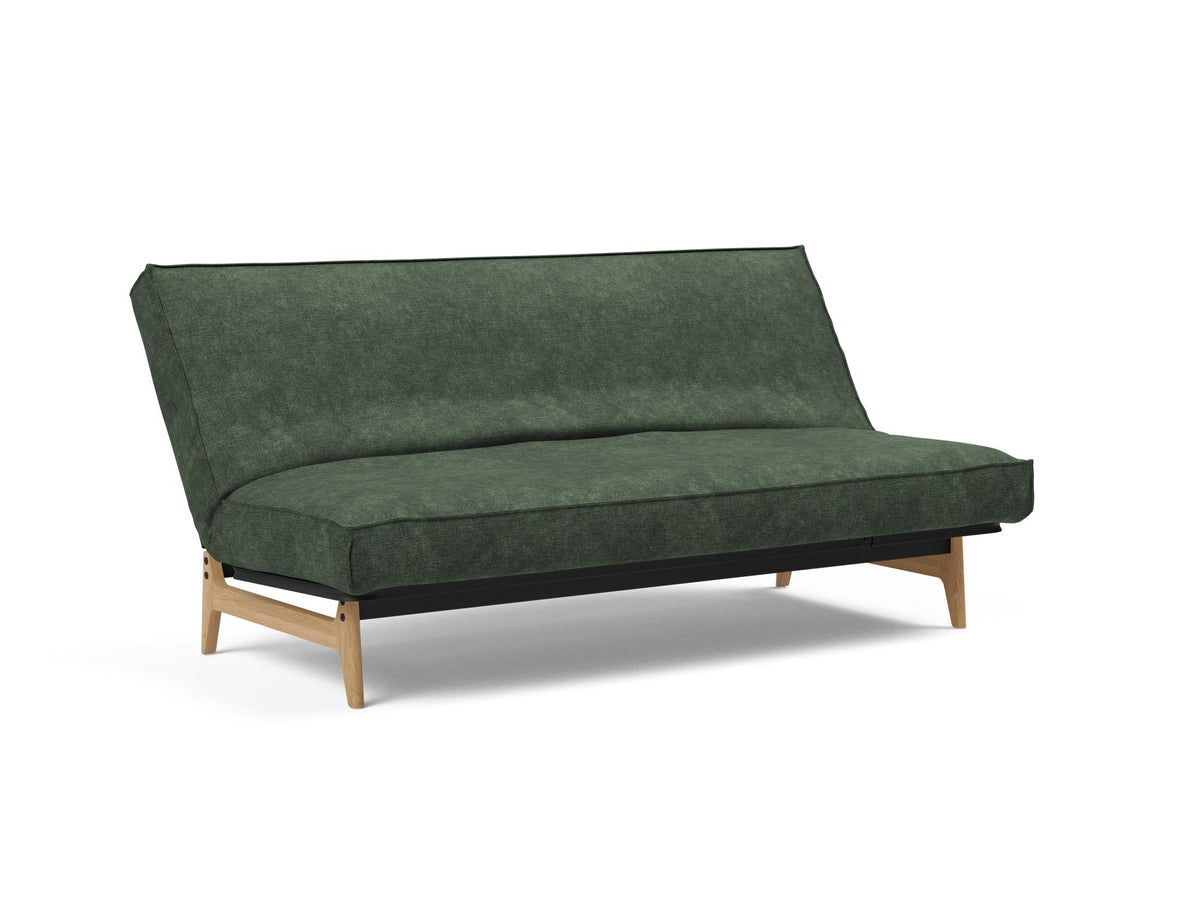 Aslak 140 Bettsofa Sharp Plus Cover Soft Spring in 281 Avella Pine Green präsentiert im Onlineshop von KAQTU Design AG. Bettsofa ist von Innovation Living