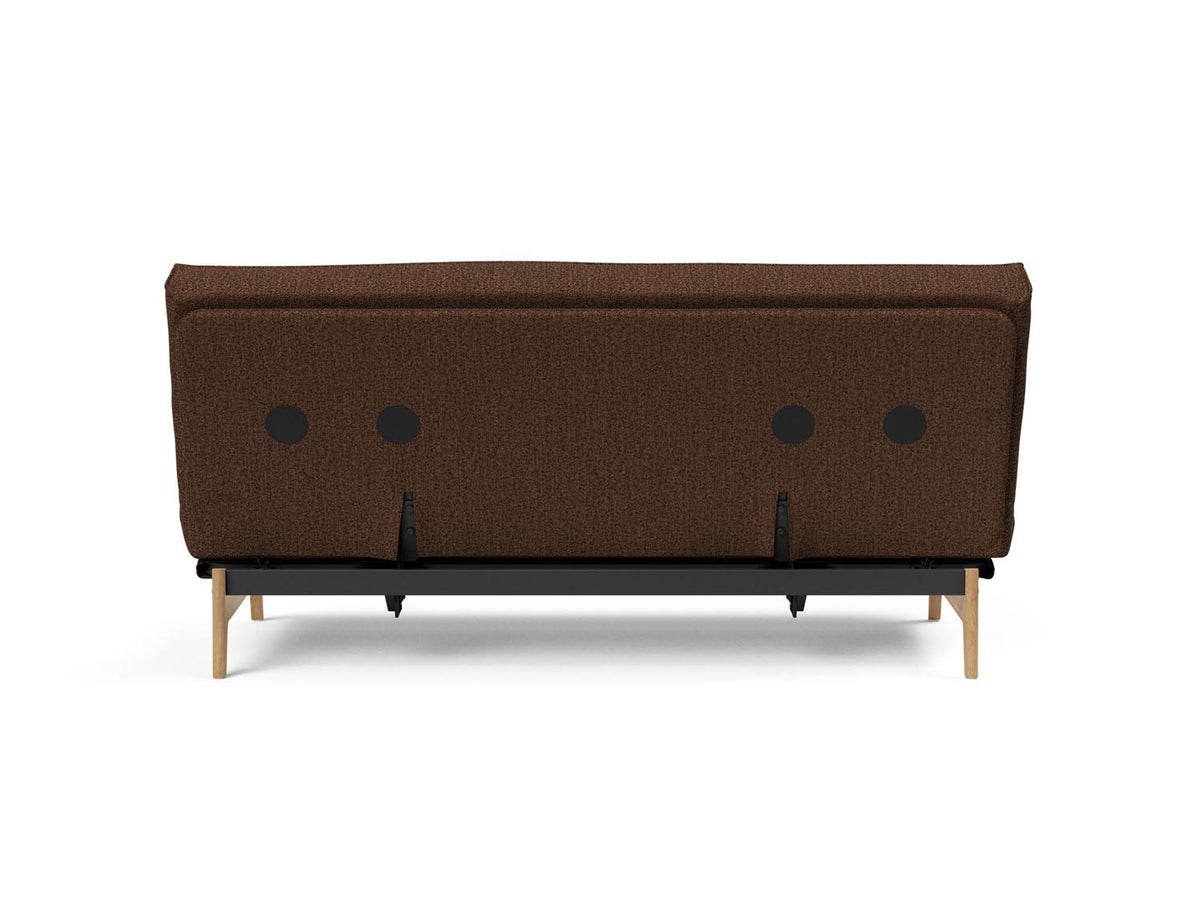 Aslak 140 Bettsofa Sharp Plus Cover mit Gestellbezug Soft Spring in 359 Taura Cappuccino präsentiert im Onlineshop von KAQTU Design AG. Bettsofa ist von Innovation Living
