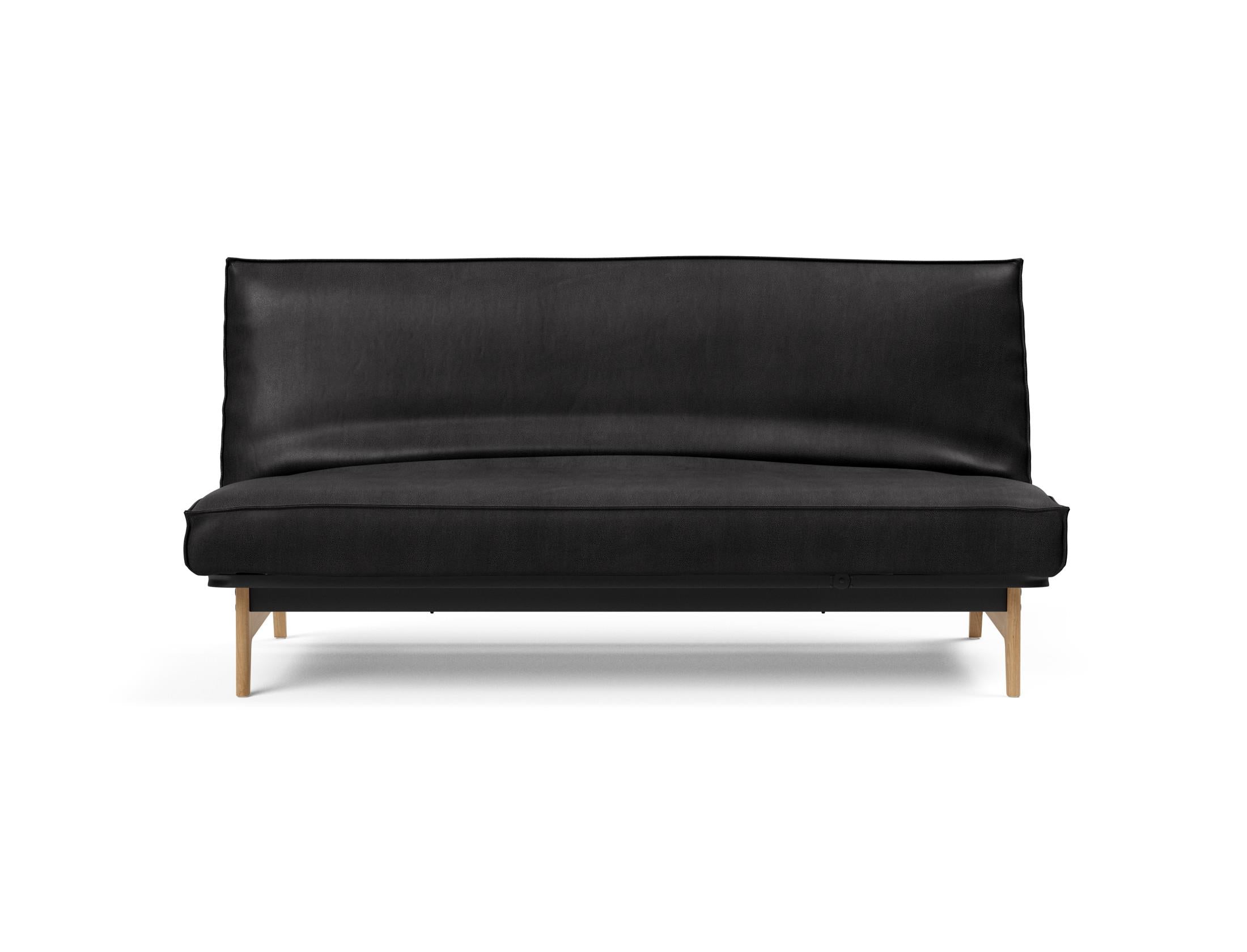 Erleben Sie das Aslak 140 Bettsofa von Innovation Living: modernes Design, hochwertige Soft Spring Matratze und edles Sharp Plus Cover für optimalen Komfort.
