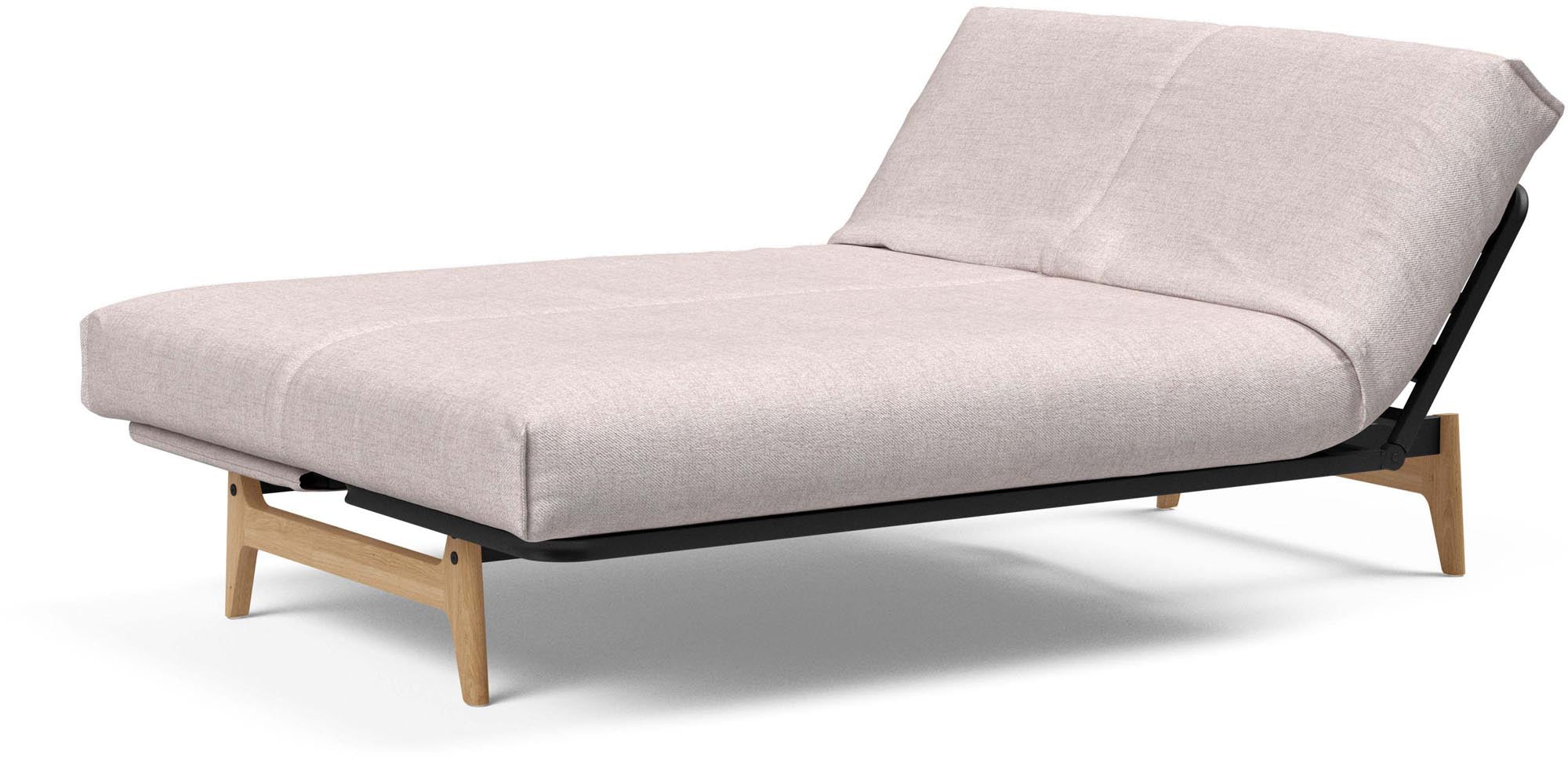 Erleben Sie das Aslak 140 Bettsofa von Innovation Living – modernes skandinavisches Design, flexibel einsetzbar und mit robustem Nordic Cover aus Latex.
