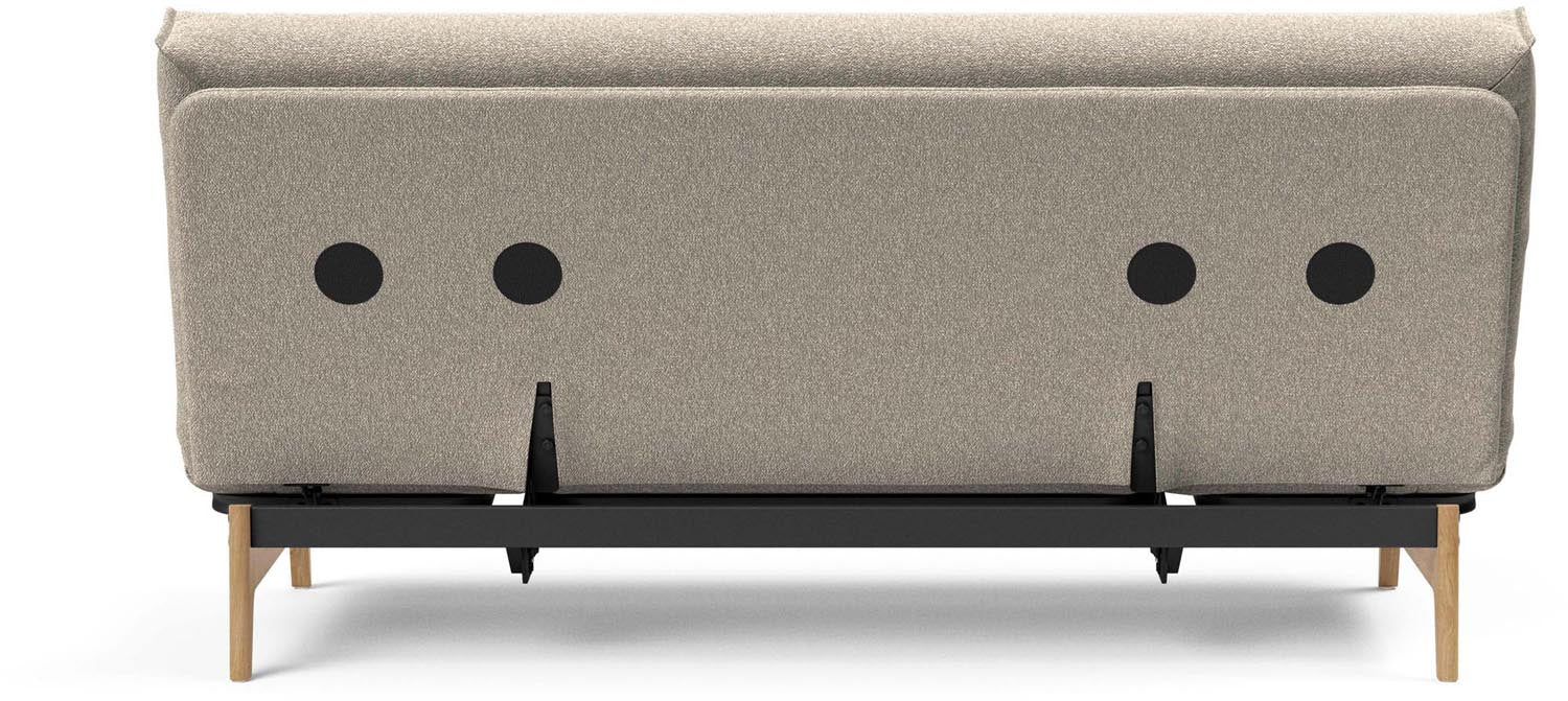 Entdecken Sie das Aslak 140 Bettsofa von Innovation Living – stilvolles skandinavisches Design, vielseitig und mit langlebigem Nordic Cover aus Latex.