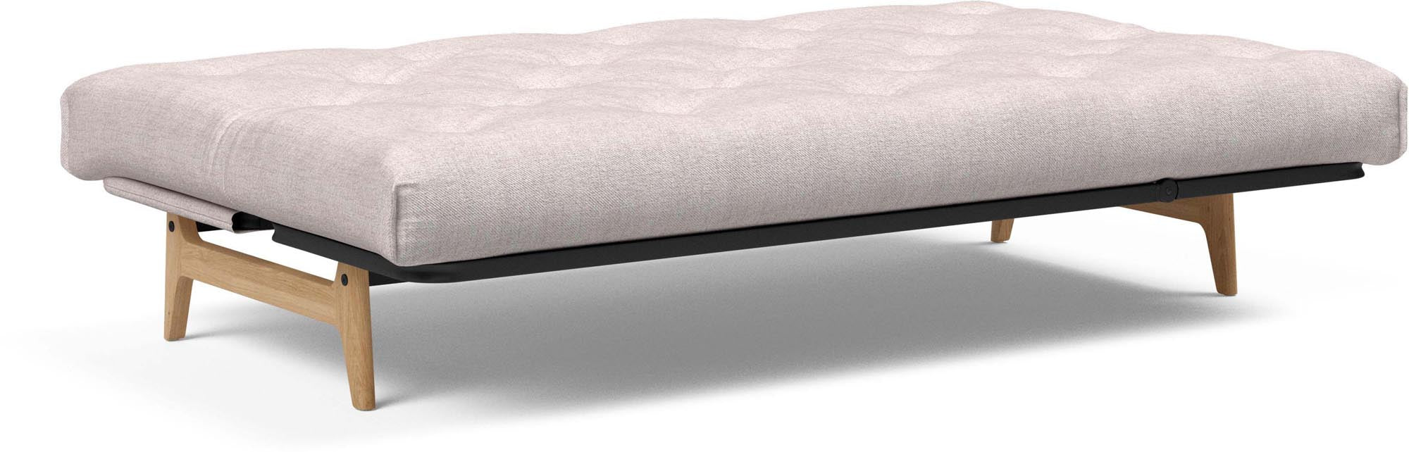 Erleben Sie das Aslak 120 Bettsofa Nordic Classic von Innovation Living: elegantes skandinavisches Design, ideal für kleine Räume und gemütliche Nächte.