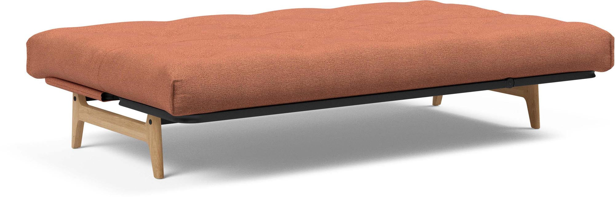 Erleben Sie das Aslak 120 Bettsofa Nordic Classic von Innovation Living: elegantes skandinavisches Design, ideal für kleine Räume und gemütliche Nächte.