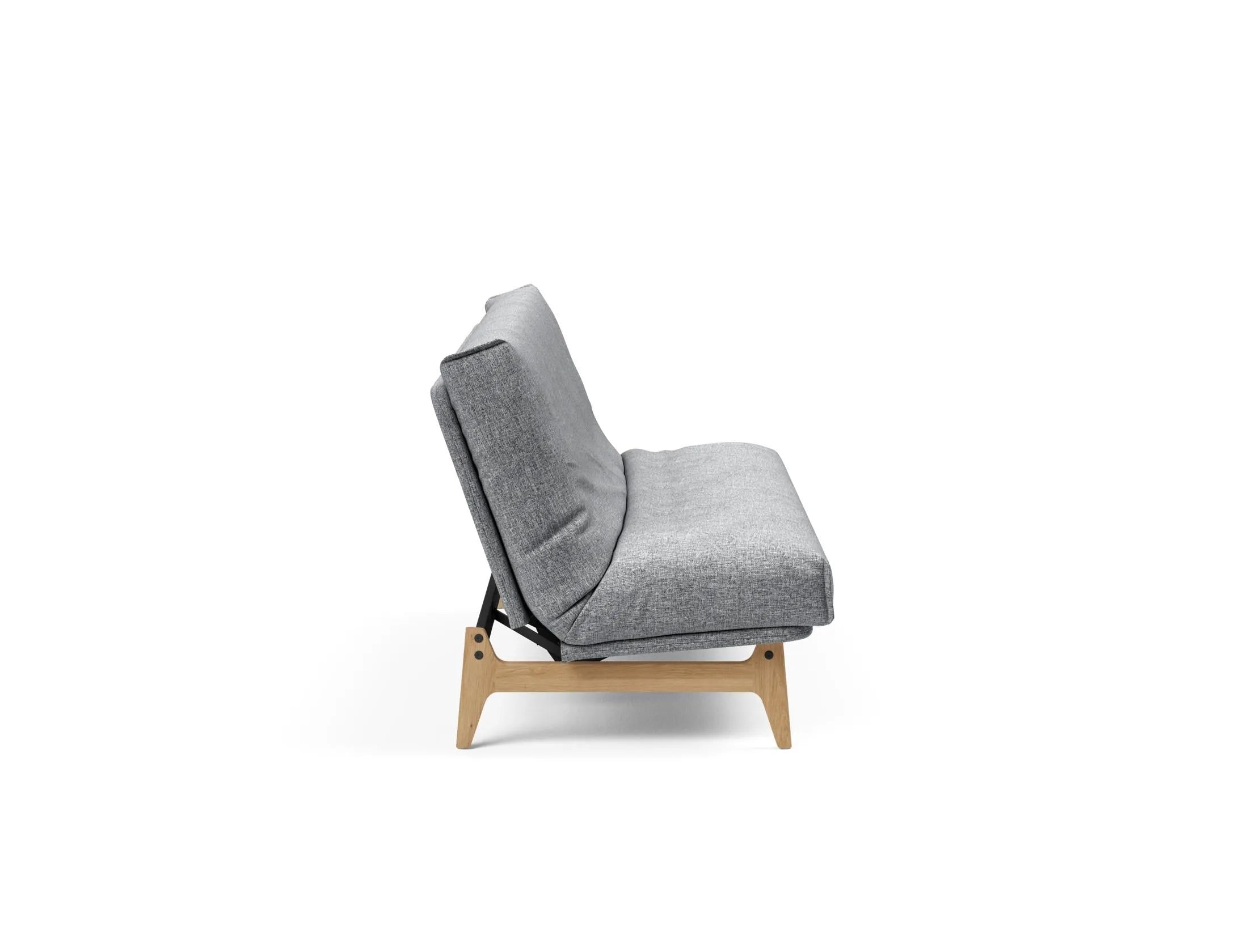Aslak 120 Bettsofa Nordic Cover: Stilvolles, platzsparendes Sofa mit hochwertigem Gestellbezug, ideal für entspannte Abende und Übernachtungsgäste.
