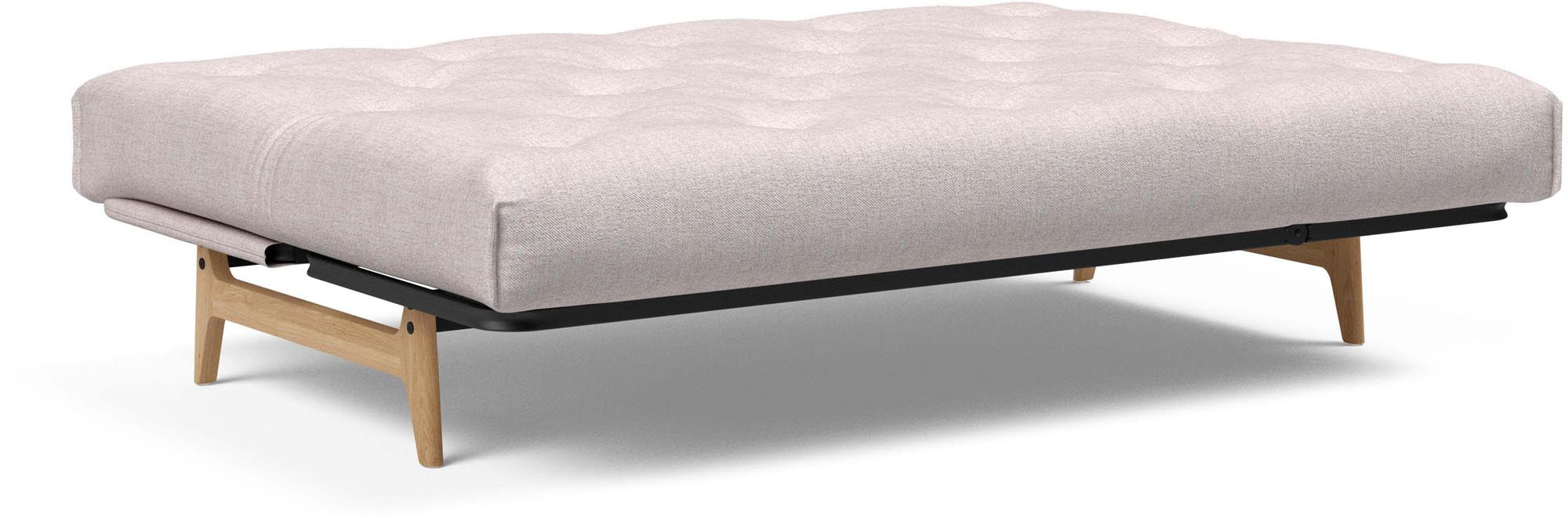 Entdecken Sie das Aslak 140 Bettsofa Nordic Classic von Innovation Living: stilvolles skandinavisches Design, vielseitig und ideal für kleine Räume.