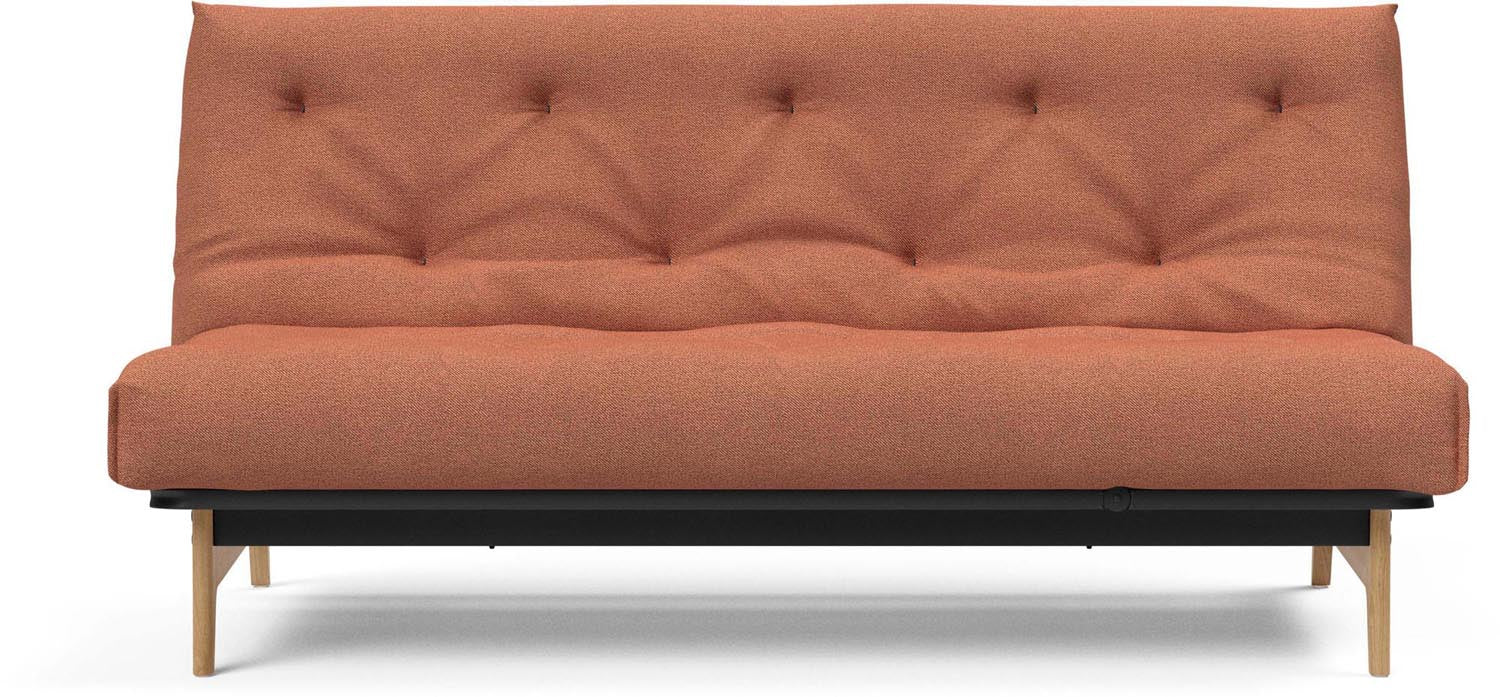 Erleben Sie das Aslak 140 Bettsofa Nordic Classic von Innovation Living: elegantes skandinavisches Design, funktional und perfekt für kompakte Wohnräume.