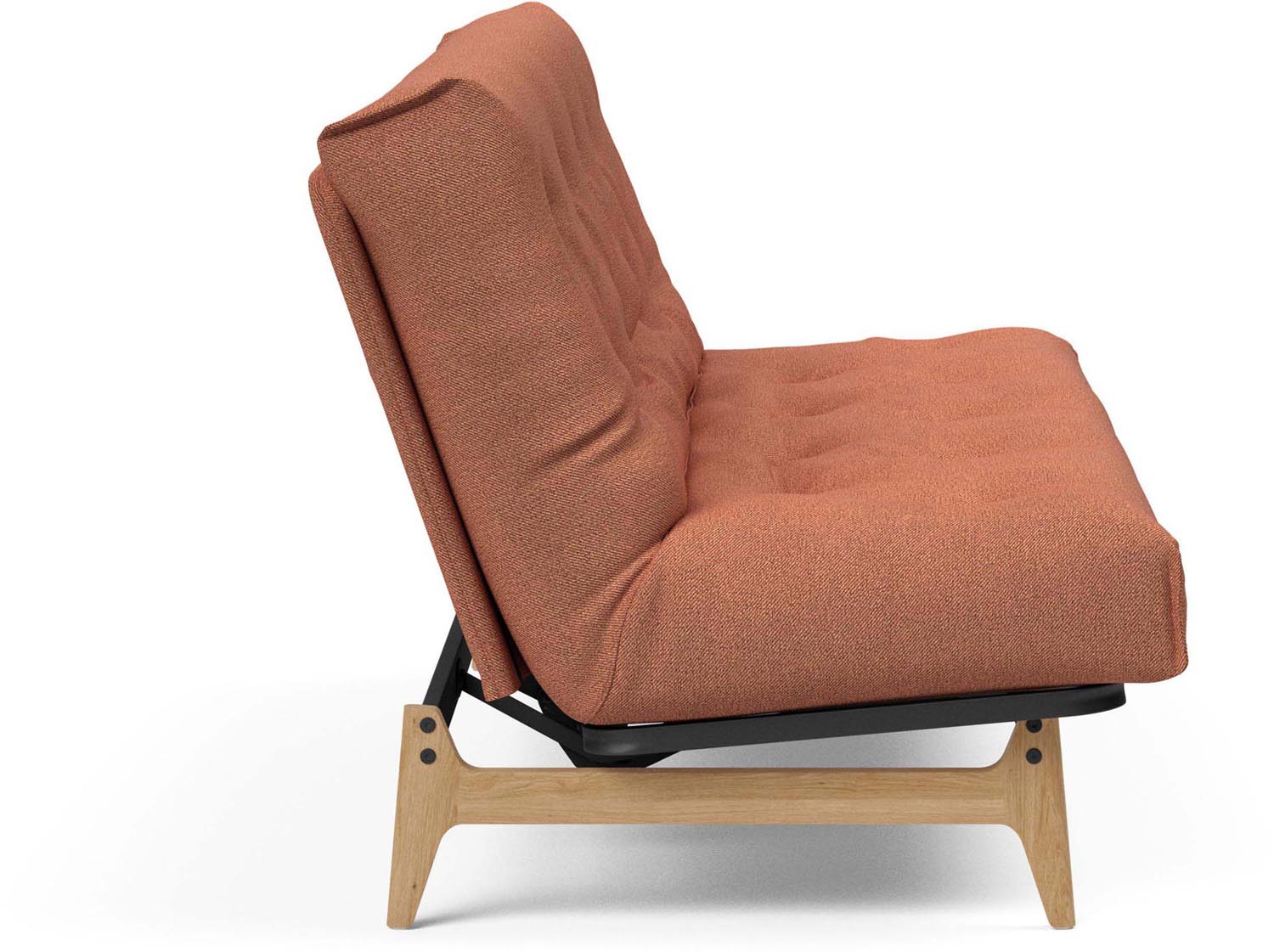 Erleben Sie das Aslak 140 Bettsofa Nordic Classic von Innovation Living: elegantes skandinavisches Design, funktional und perfekt für kompakte Wohnräume.