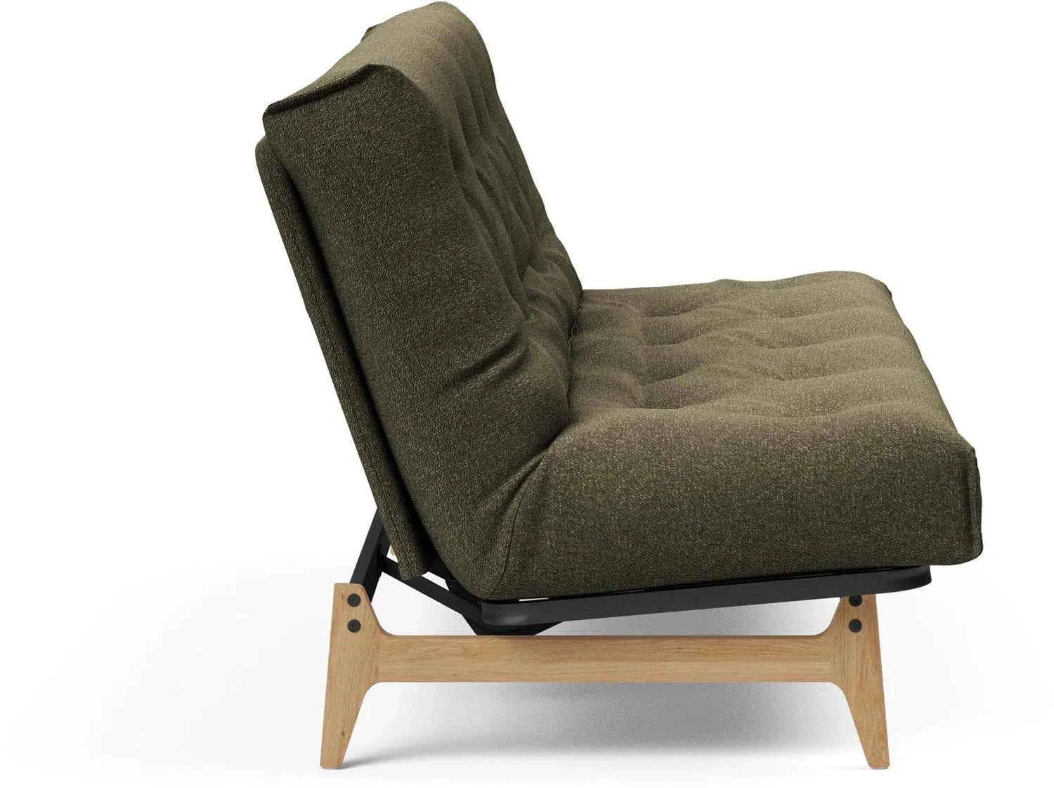 Entdecken Sie das Aslak 140 Bettsofa Nordic Classic von Innovation Living: stilvolles skandinavisches Design, vielseitig und ideal für kleine Räume.