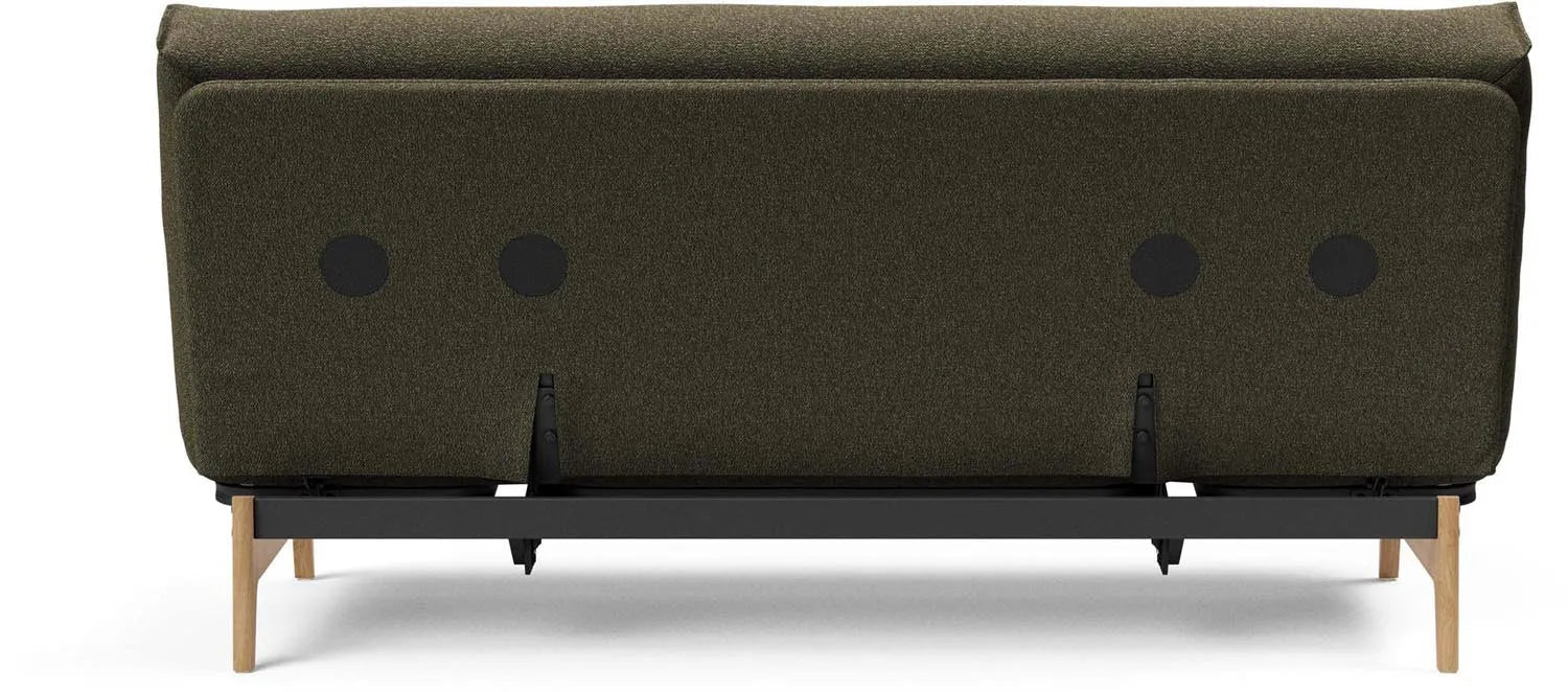 Erleben Sie das Aslak 140 Bettsofa Nordic Classic von Innovation Living: elegantes skandinavisches Design, funktional und perfekt für kompakte Wohnräume.