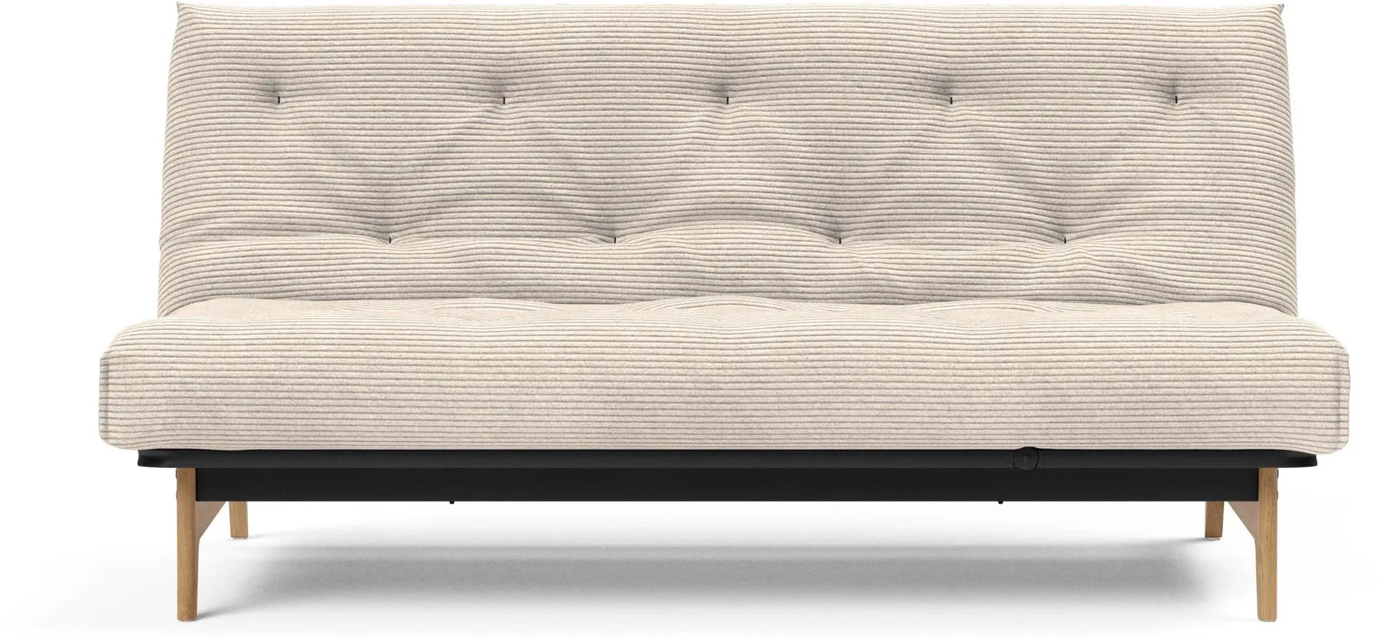 Erleben Sie das Aslak 140 Bettsofa Nordic Classic von Innovation Living: elegantes skandinavisches Design, funktional und perfekt für kompakte Wohnräume.