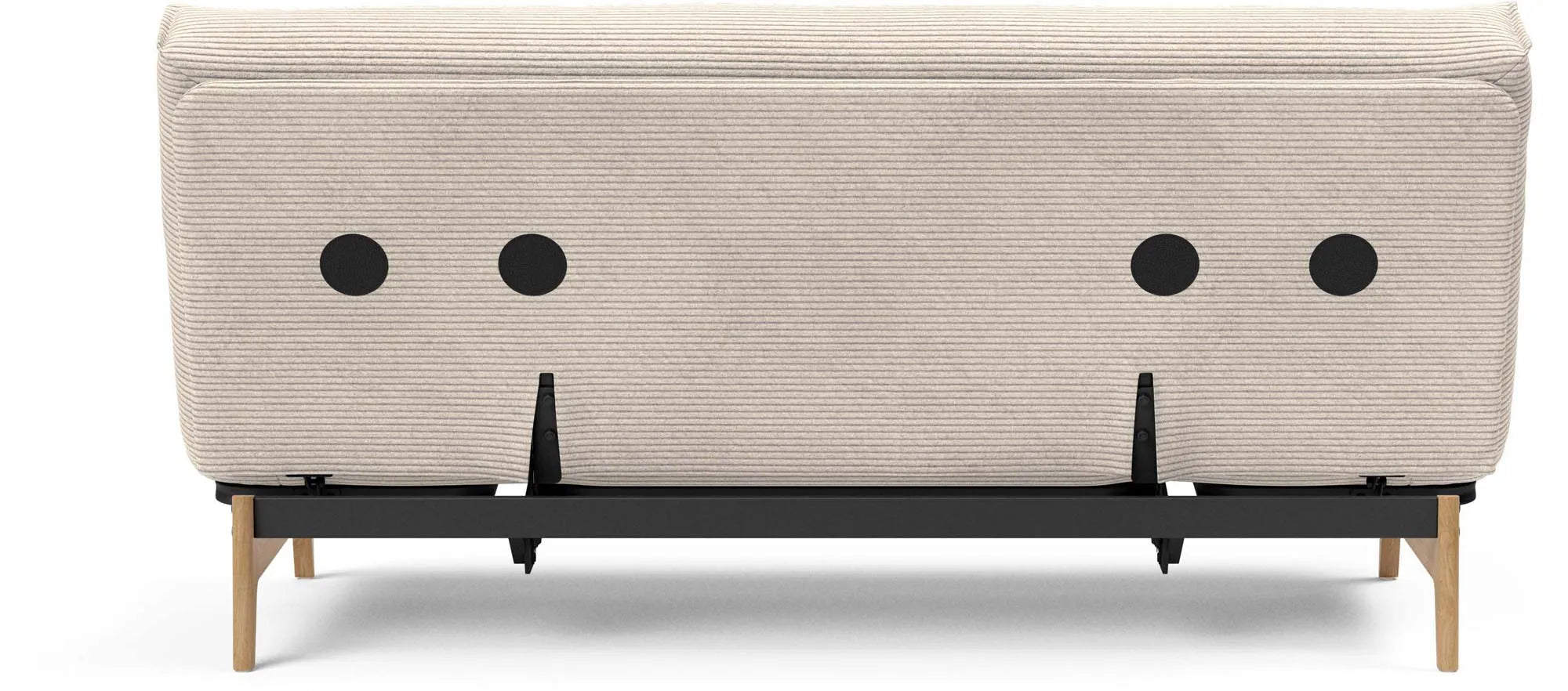 Entdecken Sie das Aslak 140 Bettsofa Nordic Classic von Innovation Living: stilvolles skandinavisches Design, vielseitig und ideal für kleine Räume.