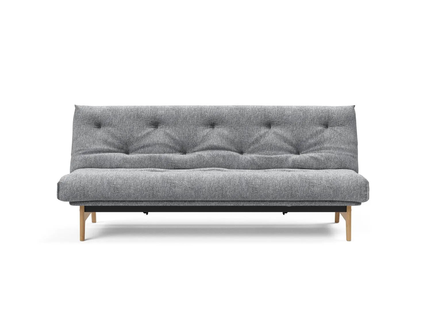 Aslak 120 Bettsofa Nordic: Stilvolles Schlafsofa mit hochwertigem Spring-Bezug. Perfekt für kompakte Wohnräume und gemütliche Nächte.