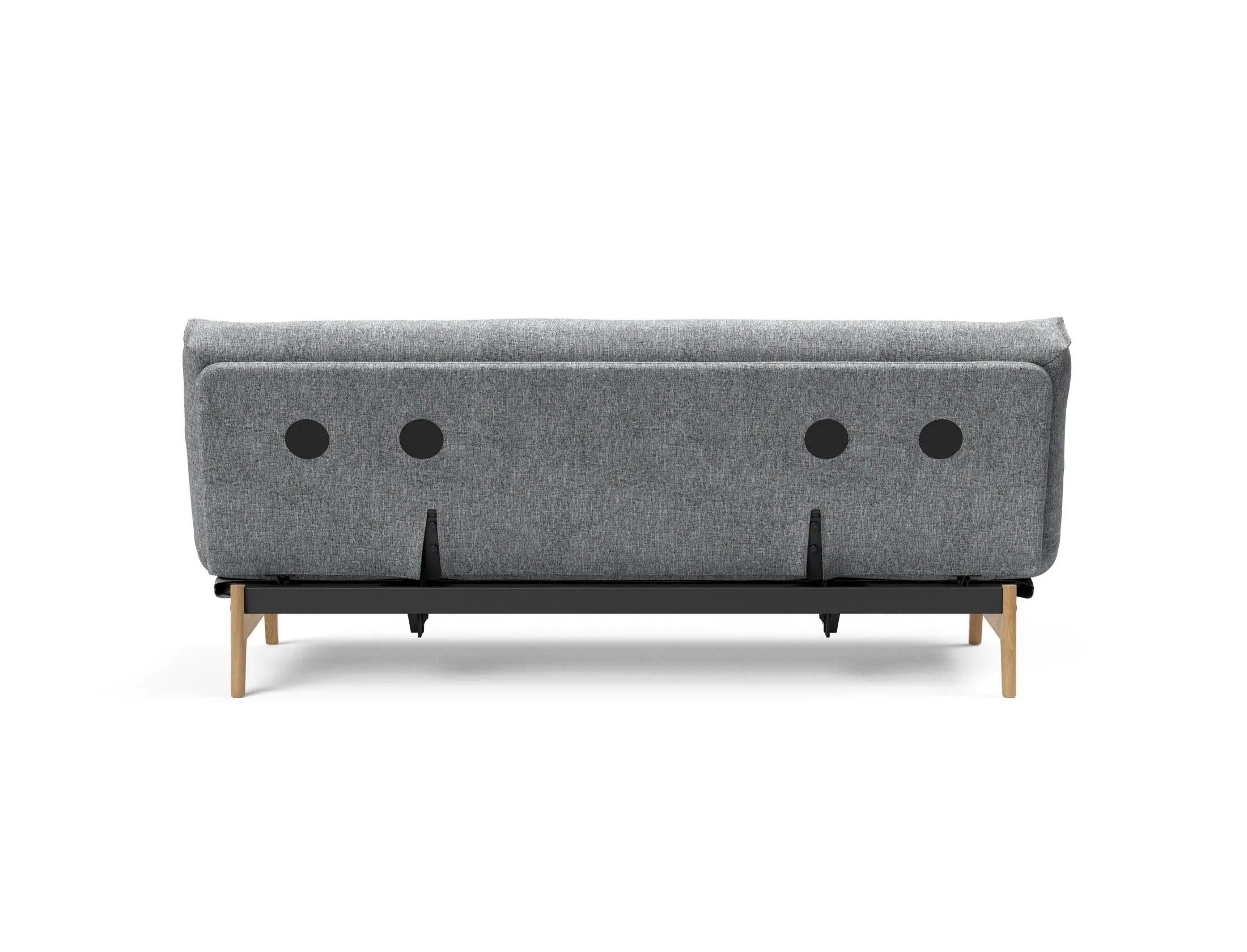 Aslak 120 Bettsofa Nordic: Elegantes Schlafsofa mit robustem Spring-Bezug. Ideal für kleine Räume und entspannte Übernachtungen.