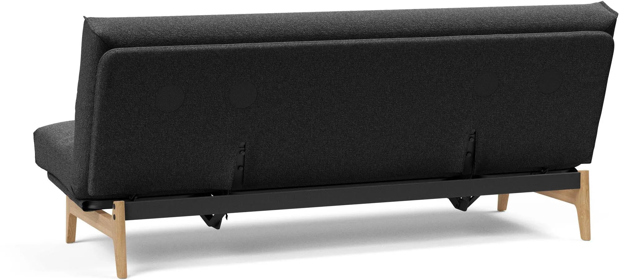 Entdecken Sie das Aslak 120 Bettsofa mit Nordic Cover von Innovation Living – stilvoll, platzsparend und perfekt für Gästeübernachtungen.