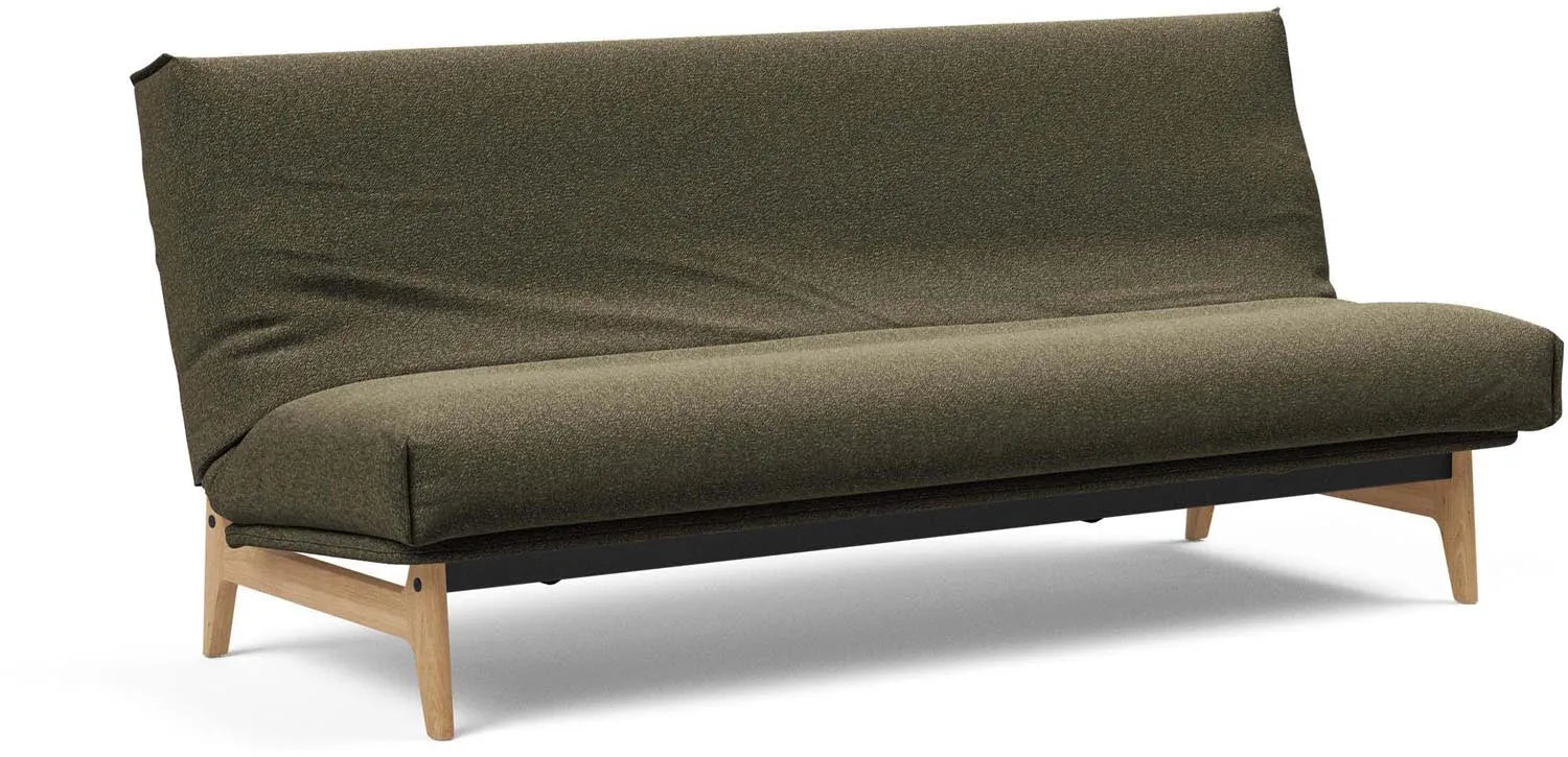 Erleben Sie das Aslak 120 Bettsofa mit Nordic Cover von Innovation Living – modern, funktional und ideal für kleine Räume und Übernachtungen.