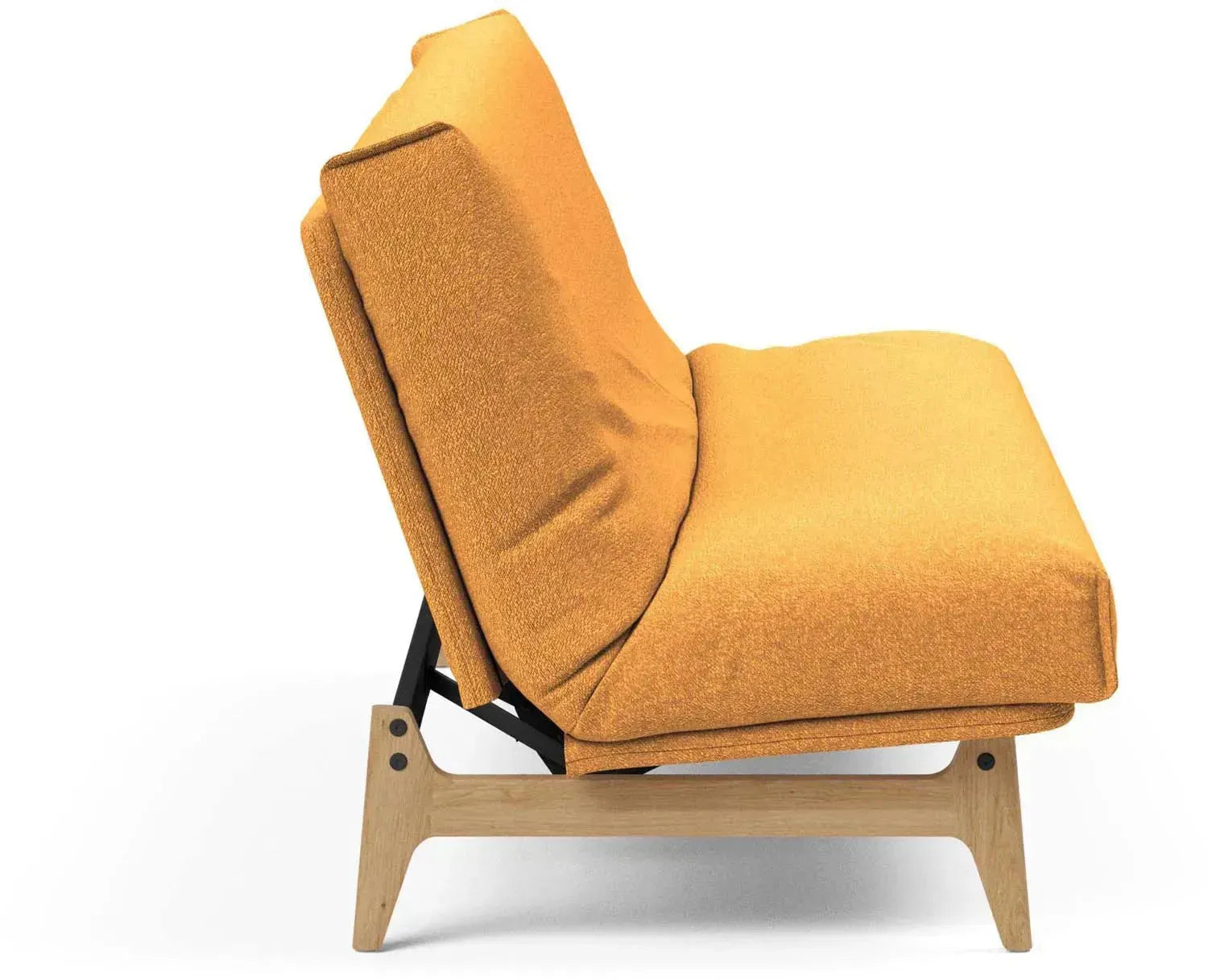 Erleben Sie das Aslak 120 Bettsofa mit Nordic Cover von Innovation Living – modern, funktional und ideal für kleine Räume und Übernachtungen.