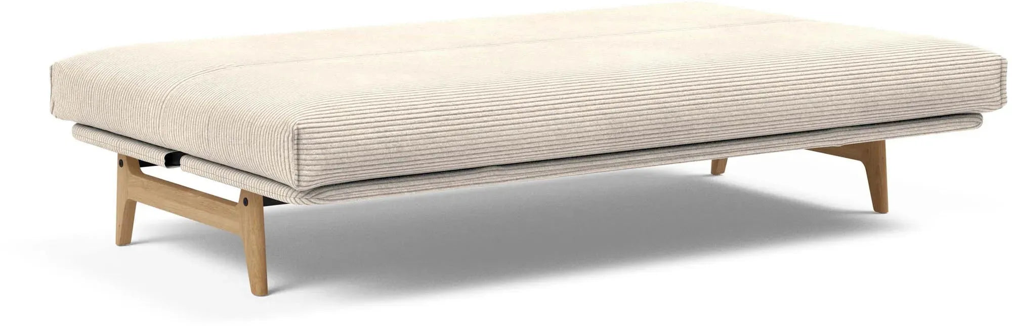Entdecken Sie das Aslak 120 Bettsofa mit Nordic Cover von Innovation Living – stilvoll, platzsparend und perfekt für Gästeübernachtungen.