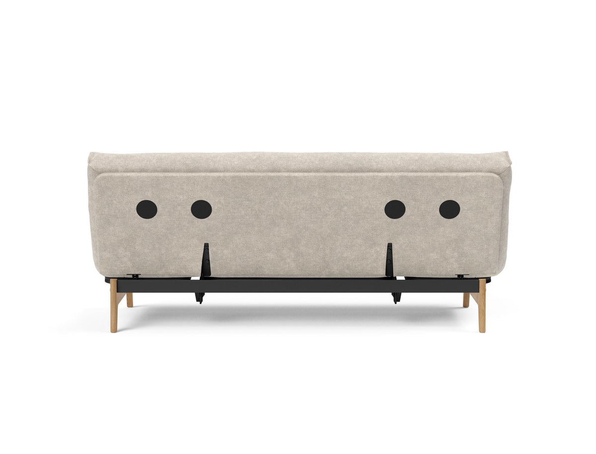 Aslak 120 Bettsofa Nordic mit Gestellbezug Soft Spring in 280 Avella Sand präsentiert im Onlineshop von KAQTU Design AG. Bettsofa ist von Innovation Living
