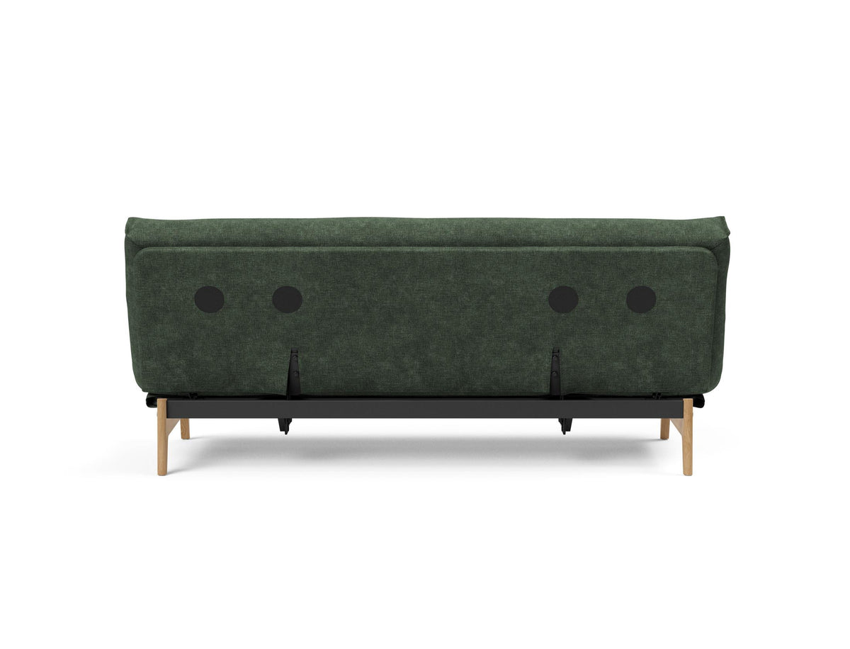 Aslak 120 Bettsofa Nordic Soft Spring in 281 Avella Pine Green präsentiert im Onlineshop von KAQTU Design AG. Bettsofa ist von Innovation Living