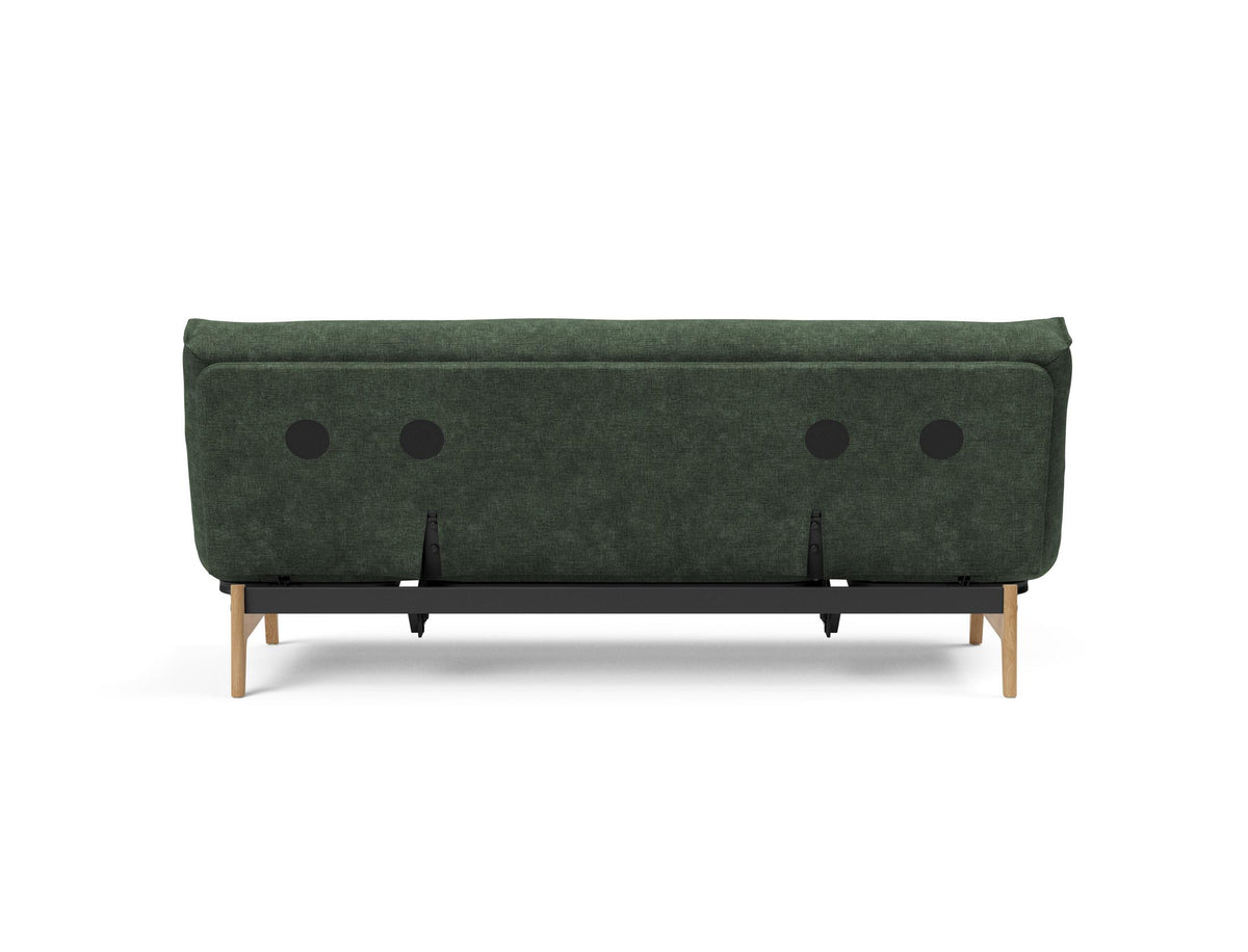 Aslak 120 Bettsofa Nordic mit Gestellbezug Soft Spring in 281 Avella Pine Green präsentiert im Onlineshop von KAQTU Design AG. Bettsofa ist von Innovation Living