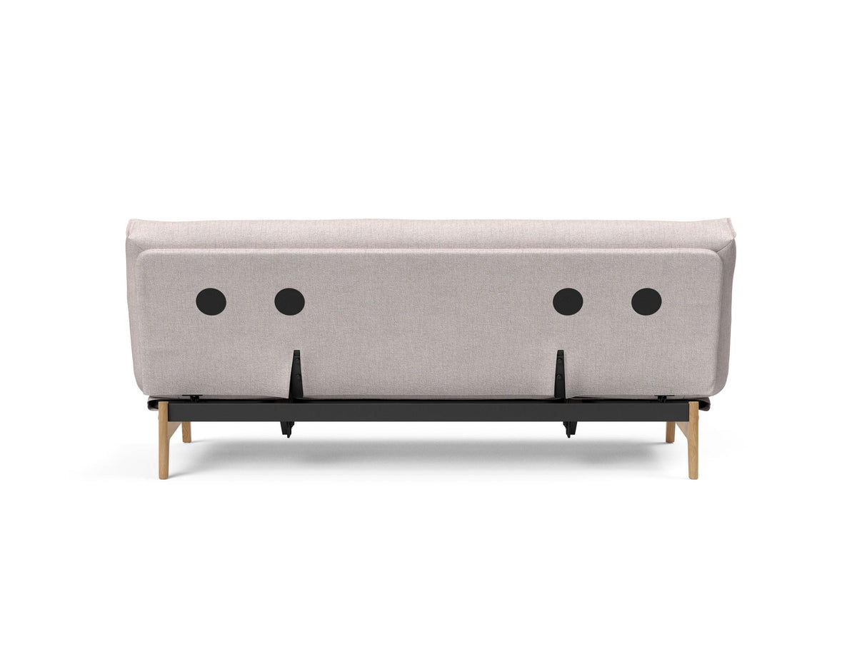 Aslak 120 Bettsofa Nordic mit Gestellbezug Soft Spring in 300 Weda Sand präsentiert im Onlineshop von KAQTU Design AG. Bettsofa ist von Innovation Living