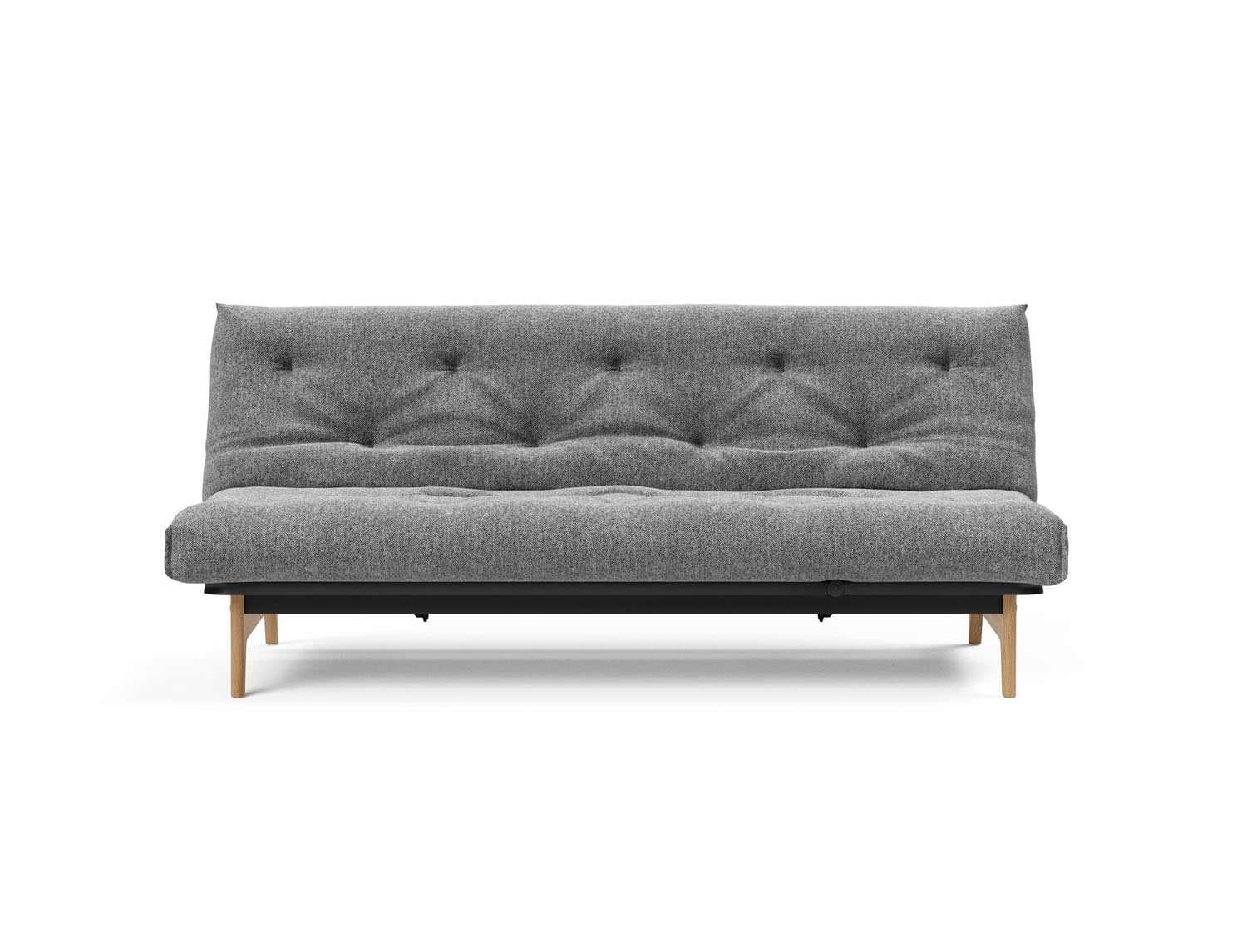 Aslak 120 Bettsofa Nordic: Elegantes Sofa mit Soft Spring Bezug, ideal für gemütliche Nächte und stilvolle Wohnräume.