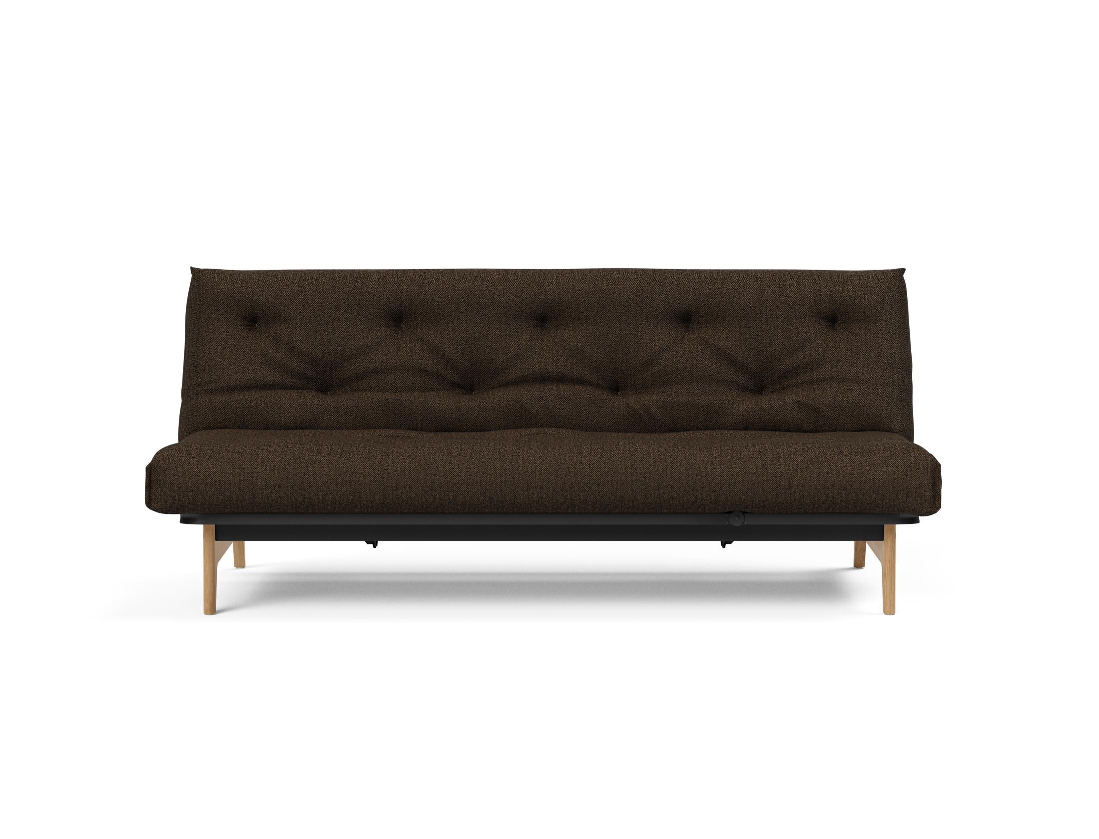 Aslak 120 Bettsofa Nordic: Stilvolles, funktionales Design mit Nordic-Spring-Matratze für Komfort und modernes Wohnen.