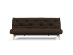 Divano letto nordico Aslak 120 con struttura e rivestimento morbido <tc>Spring</tc>