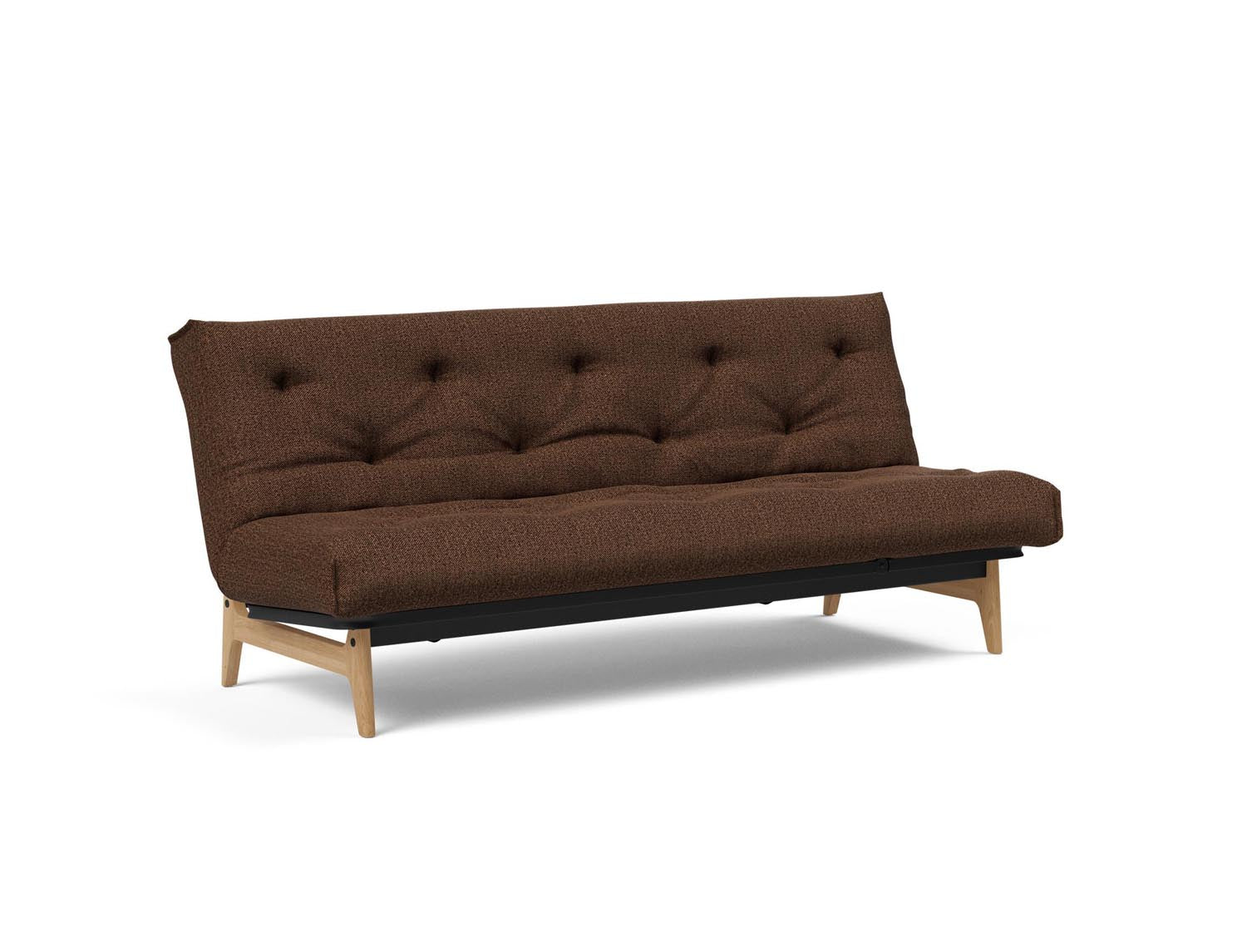 Aslak 120 Bettsofa Nordic: Elegantes Sofa mit Soft Spring Bezug, ideal für gemütliche Nächte und stilvolle Wohnräume.