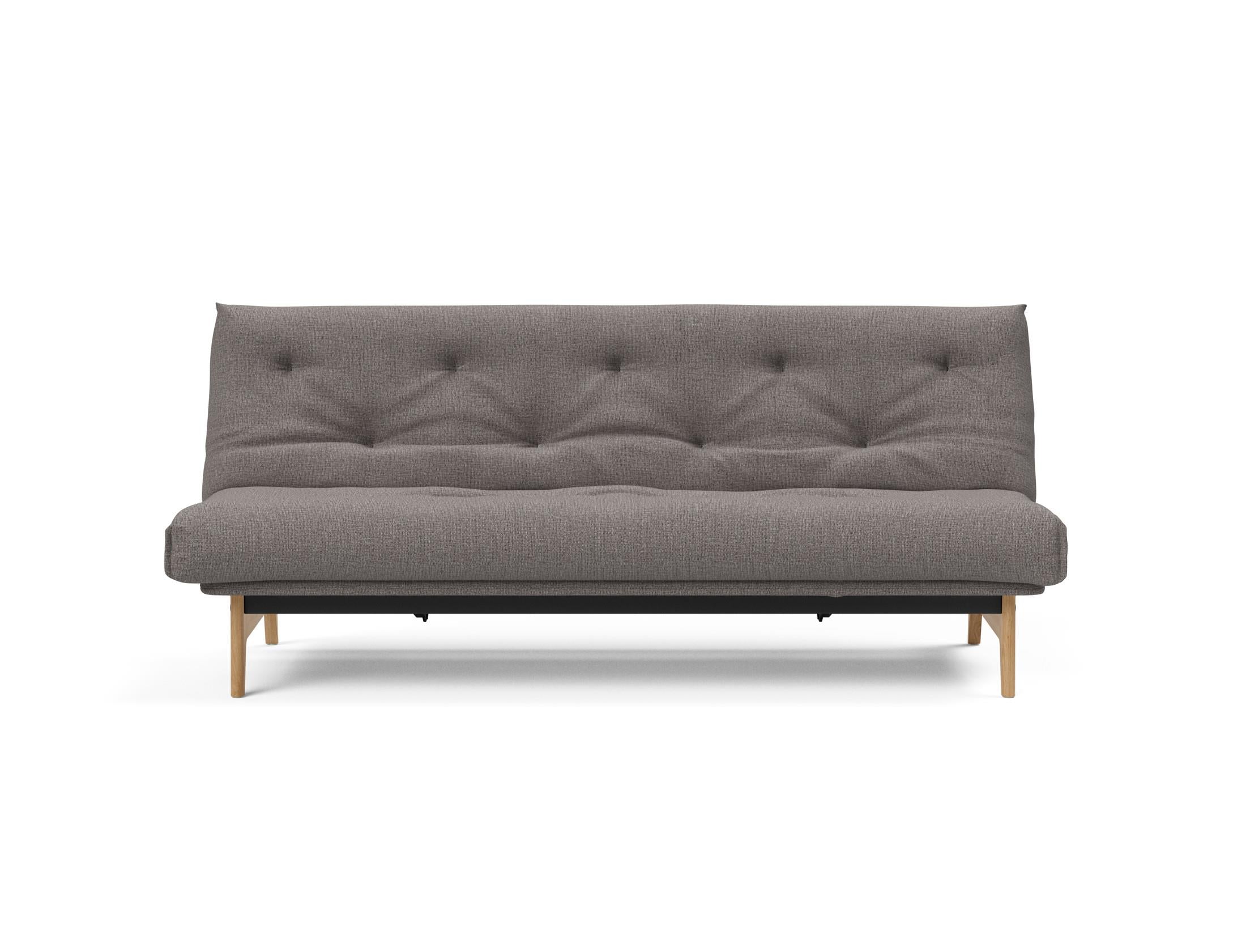 Aslak 120 Bettsofa Nordic: Elegantes Sofa mit Soft Spring Bezug, ideal für gemütliche Nächte und stilvolle Wohnräume.