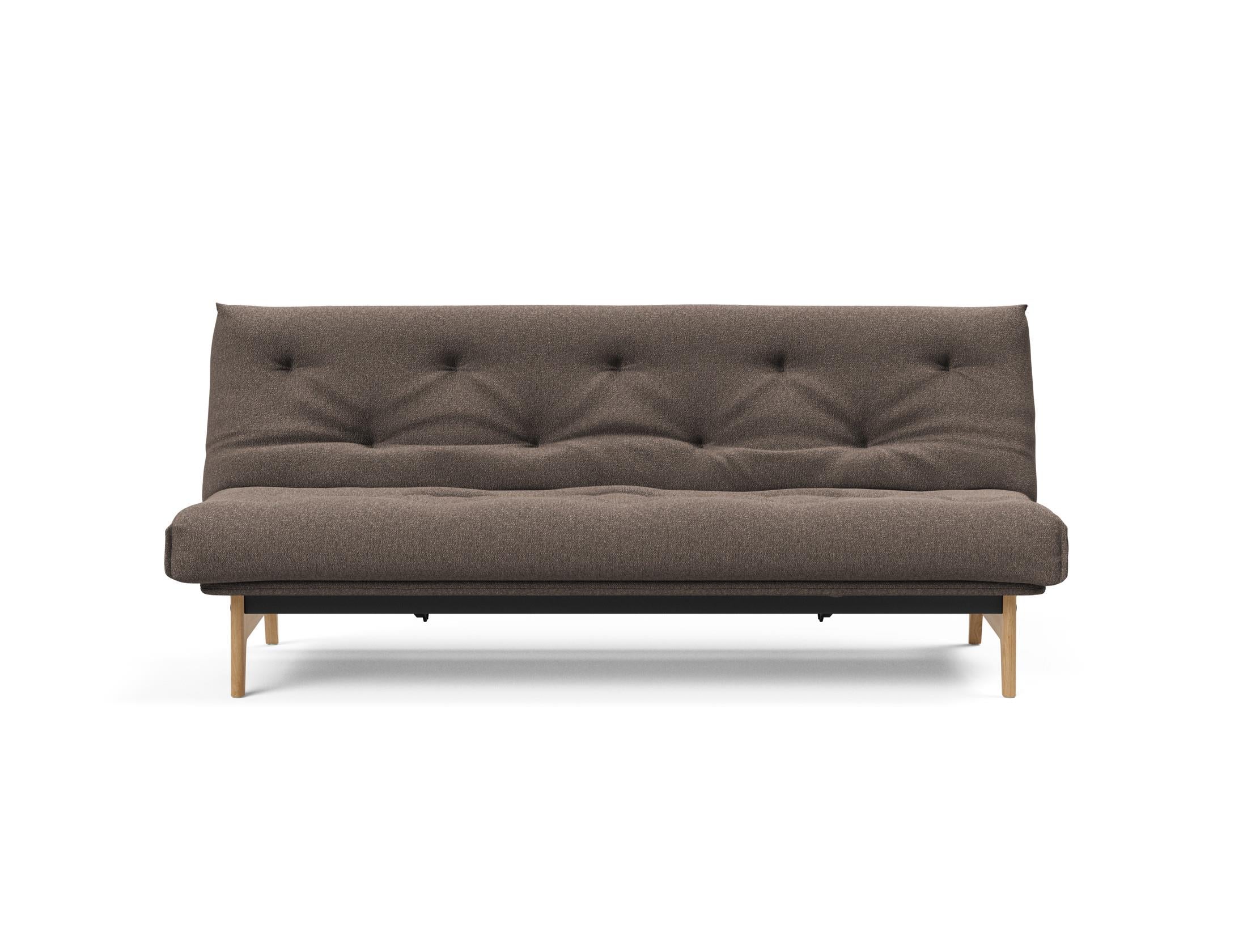 Aslak 120 Bettsofa Nordic: Modernes Design mit Soft Spring Bezug, perfekt für entspannte Abende und stilvolle Einrichtungsideen.