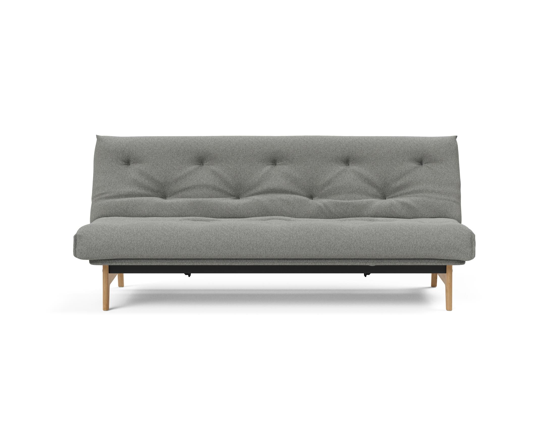 Aslak 120 Bettsofa Nordic: Modernes Design mit Soft Spring Bezug, perfekt für entspannte Abende und stilvolle Einrichtungsideen.