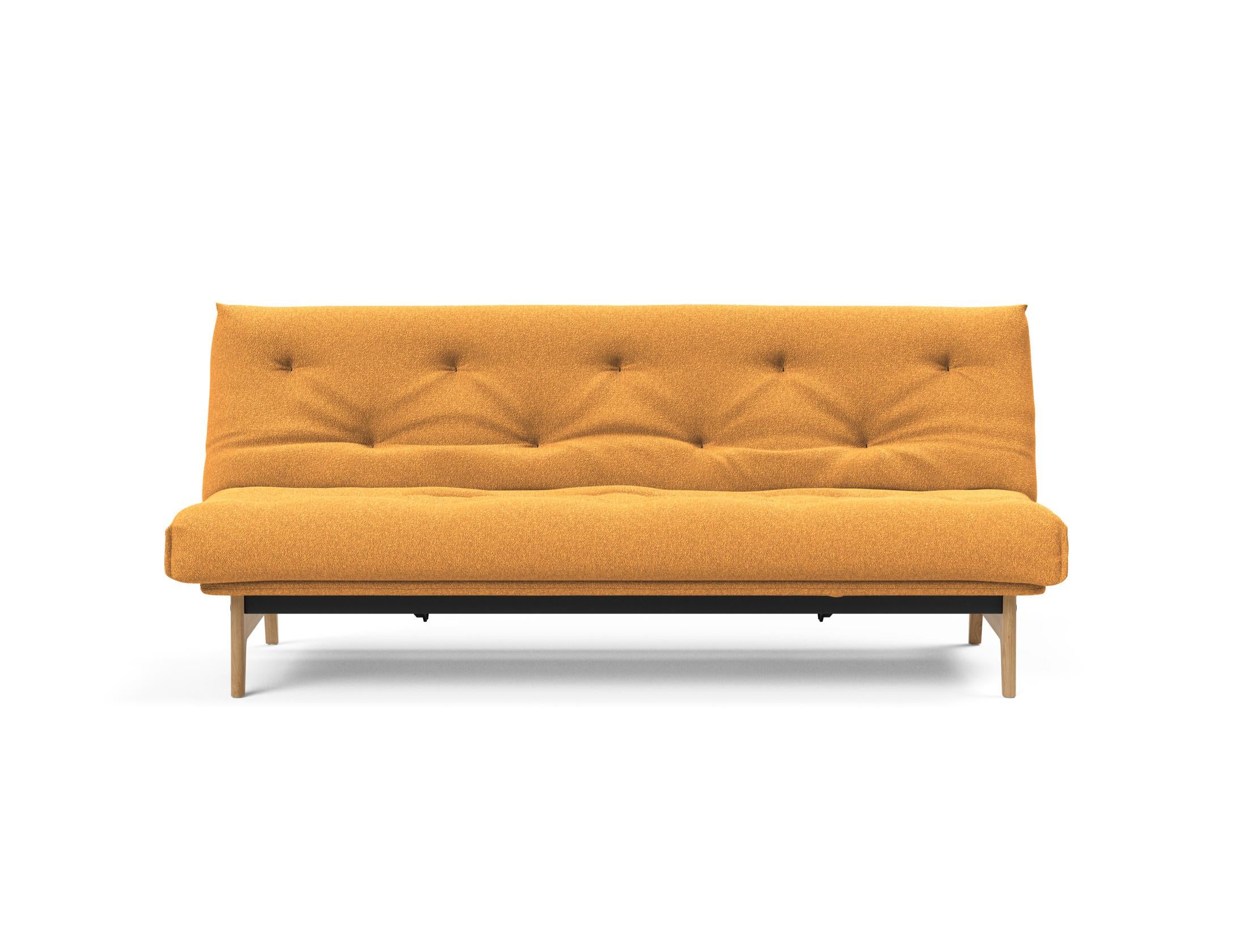 Aslak 120 Bettsofa Nordic: Modernes Design mit Soft Spring Bezug, perfekt für entspannte Abende und stilvolle Einrichtungsideen.