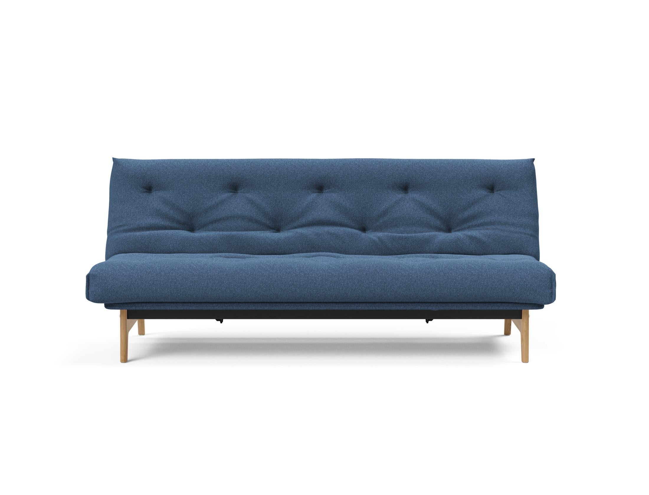 Aslak 120 Bettsofa Nordic: Elegantes Sofa mit Soft Spring Bezug, ideal für gemütliche Nächte und stilvolle Wohnräume.