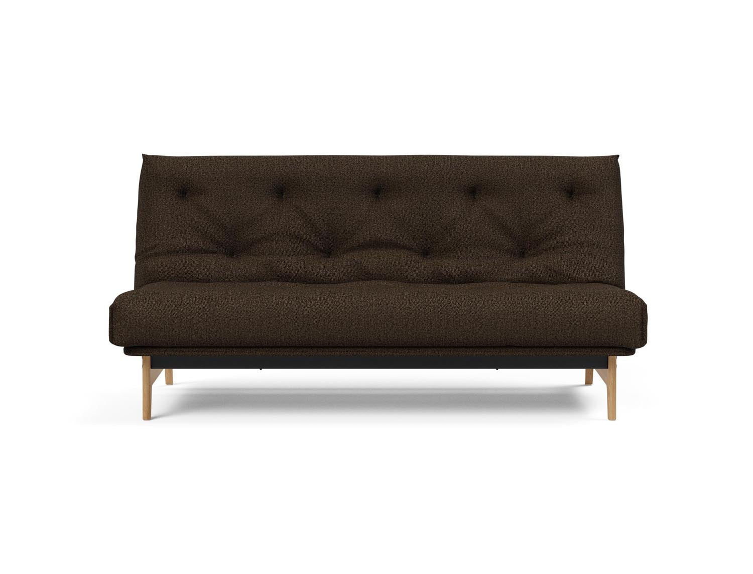 Aslak 140 Bettsofa Nordic: Stilvolles, nachhaltiges Schlafsofa mit Komfortmatratze, ideal für Wohn- und Schlafbereiche.