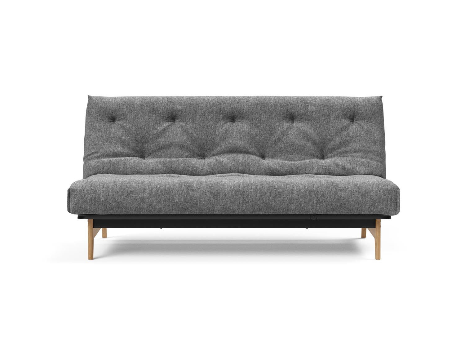 Modernes Aslak 140 Bettsofa im Nordic Design, perfekt für kompakte Wohnräume, vereint Stil und Funktionalität für entspannte Stunden.