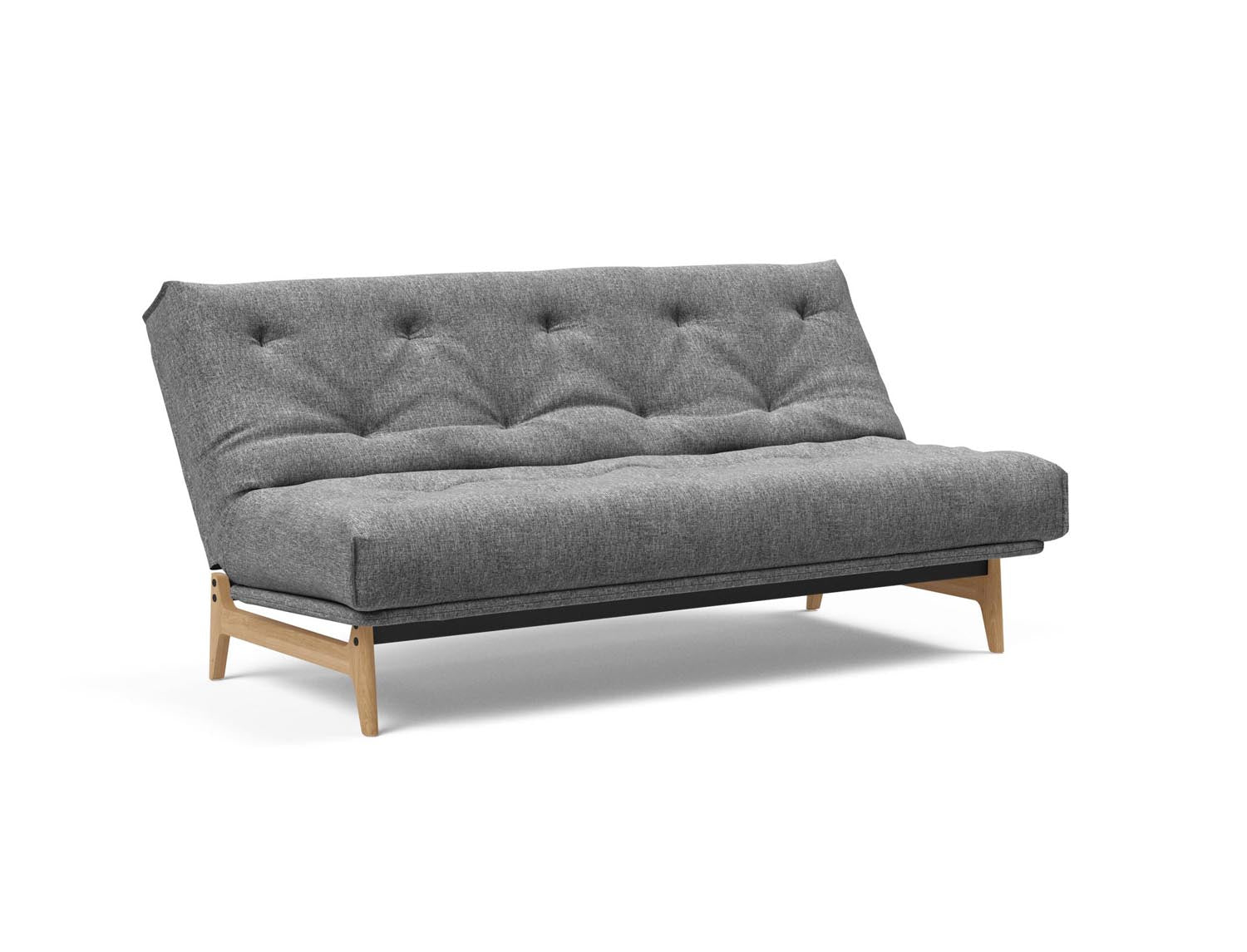 Erleben Sie das Aslak 140 Bettsofa Nordic: Stilvolles skandinavisches Design und der komfortable Soft Spring Bezug sorgen für perfekten Schlafkomfort.