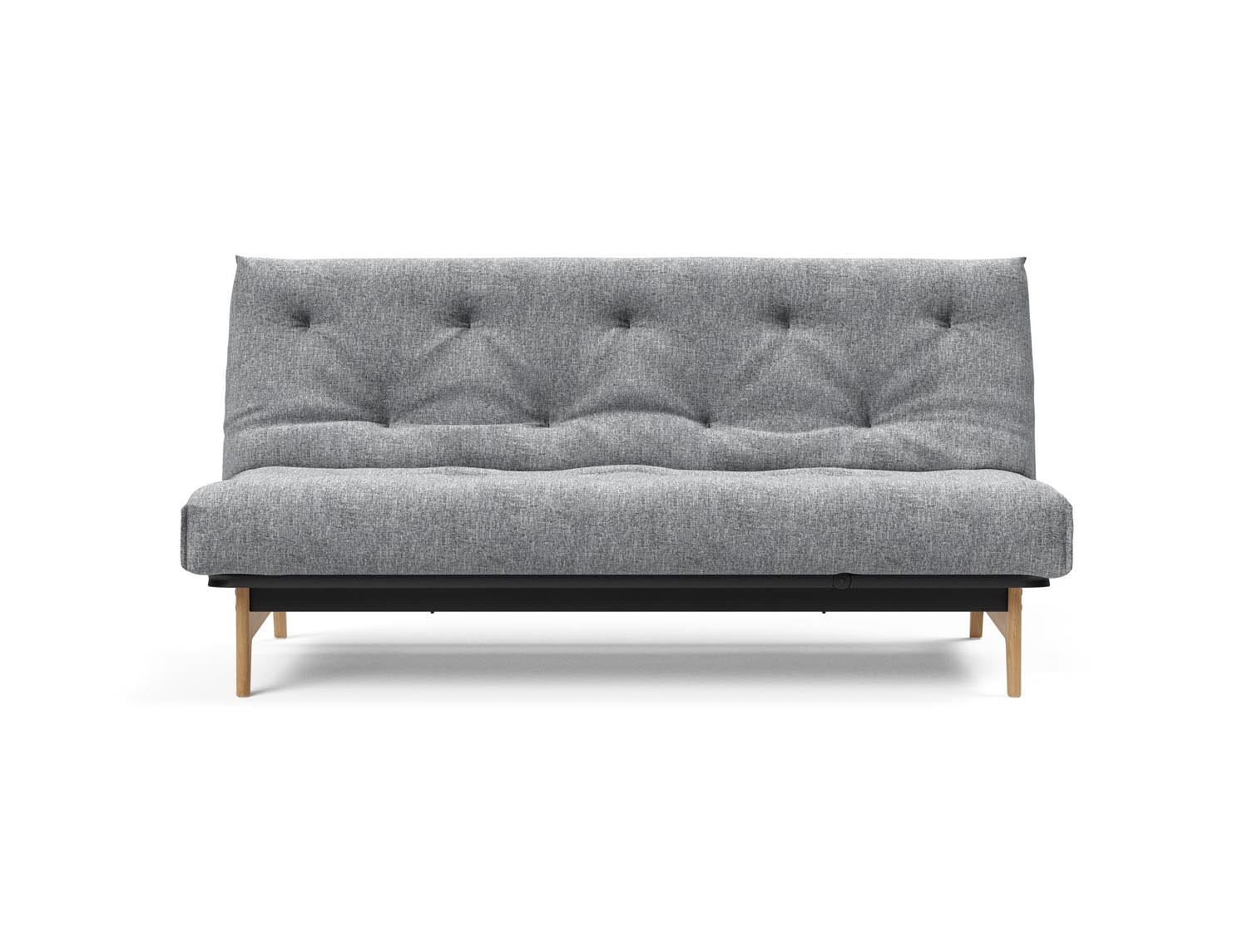 Elegantes Aslak 140 Bettsofa im skandinavischen Stil, ideal für kleine Räume, bietet Komfort und vielseitige Nutzungsmöglichkeiten.