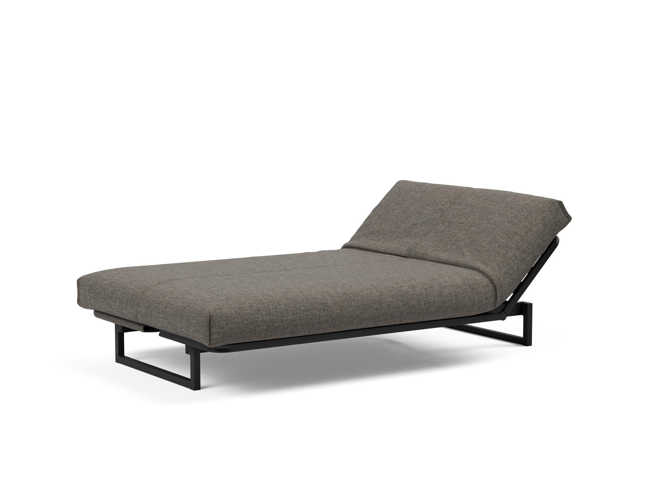 Fraction 120 Bettsofa Nordic Cover: Elegantes Schlafsofa mit weichem Soft Spring Bezug. Perfekt für gemütliche Nächte und modernes Design.