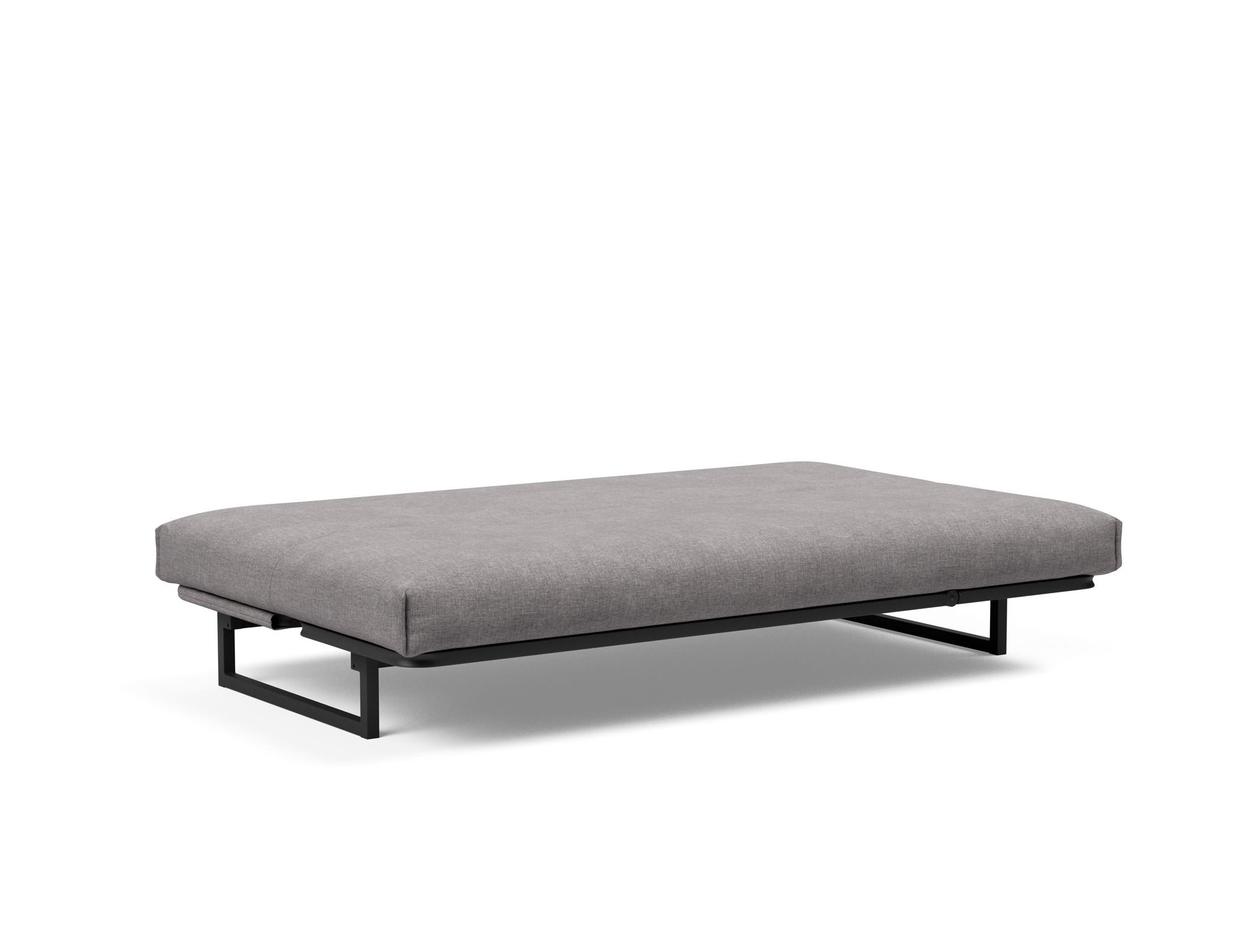 Fraction 120 Bettsofa: Elegantes Schlafsofa mit abnehmbarem Nordic-Bezug und komfortabler Soft Spring Matratze für entspannte Nächte und stilvolles Wohnen.