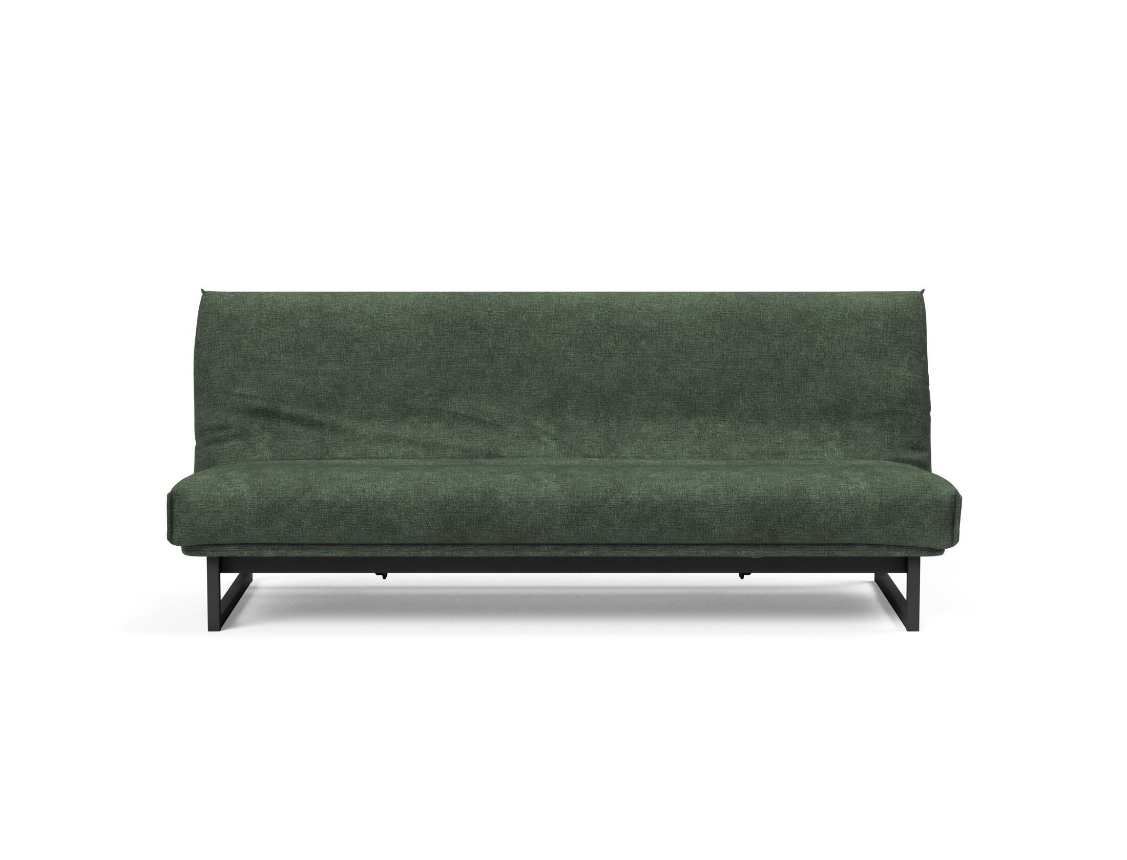 Fraction 120 Bettsofa Nordic Cover: Stilvolles Schlafsofa mit hochwertigem Soft Spring Bezug. Ideal für entspannte Nächte und modernes Wohnen.