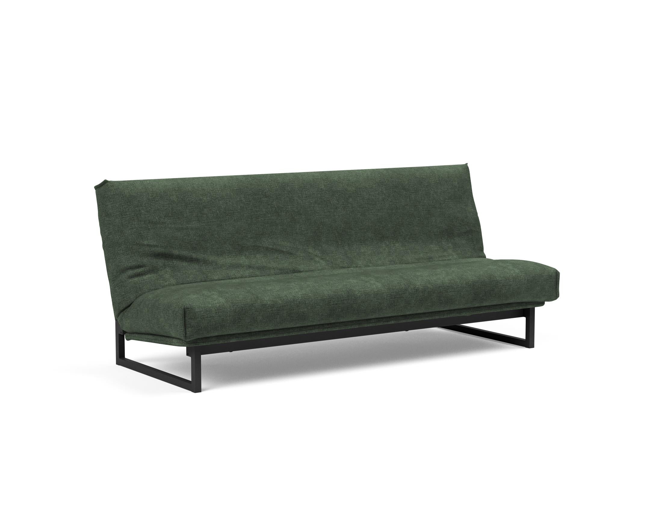 Fraction 120 Bettsofa Nordic Cover: Elegantes Schlafsofa mit weichem Soft Spring Bezug. Perfekt für gemütliche Nächte und modernes Design.
